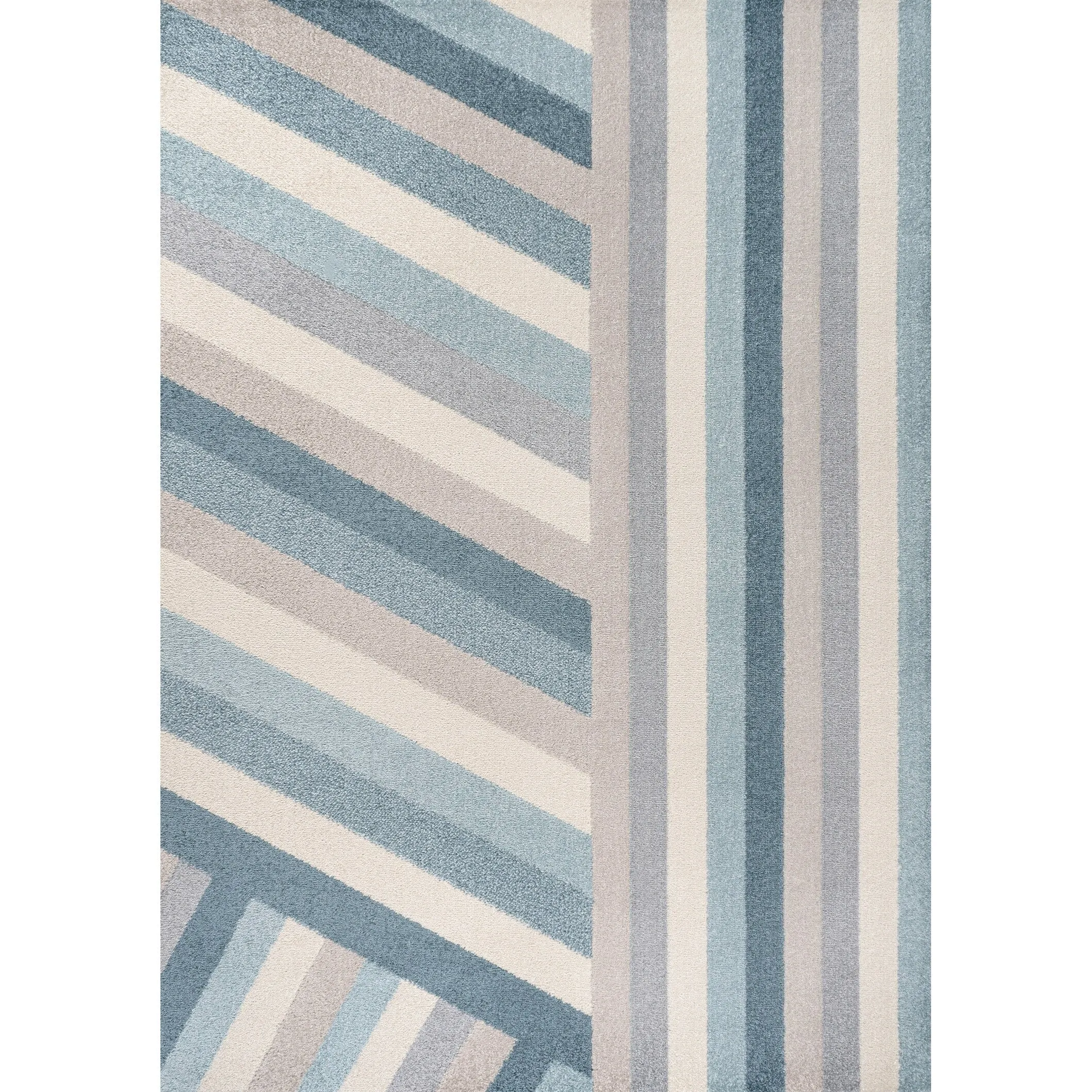 JONATHAN Y Kingdarr Rainbow Contemporary Stripe Multi Area Rug