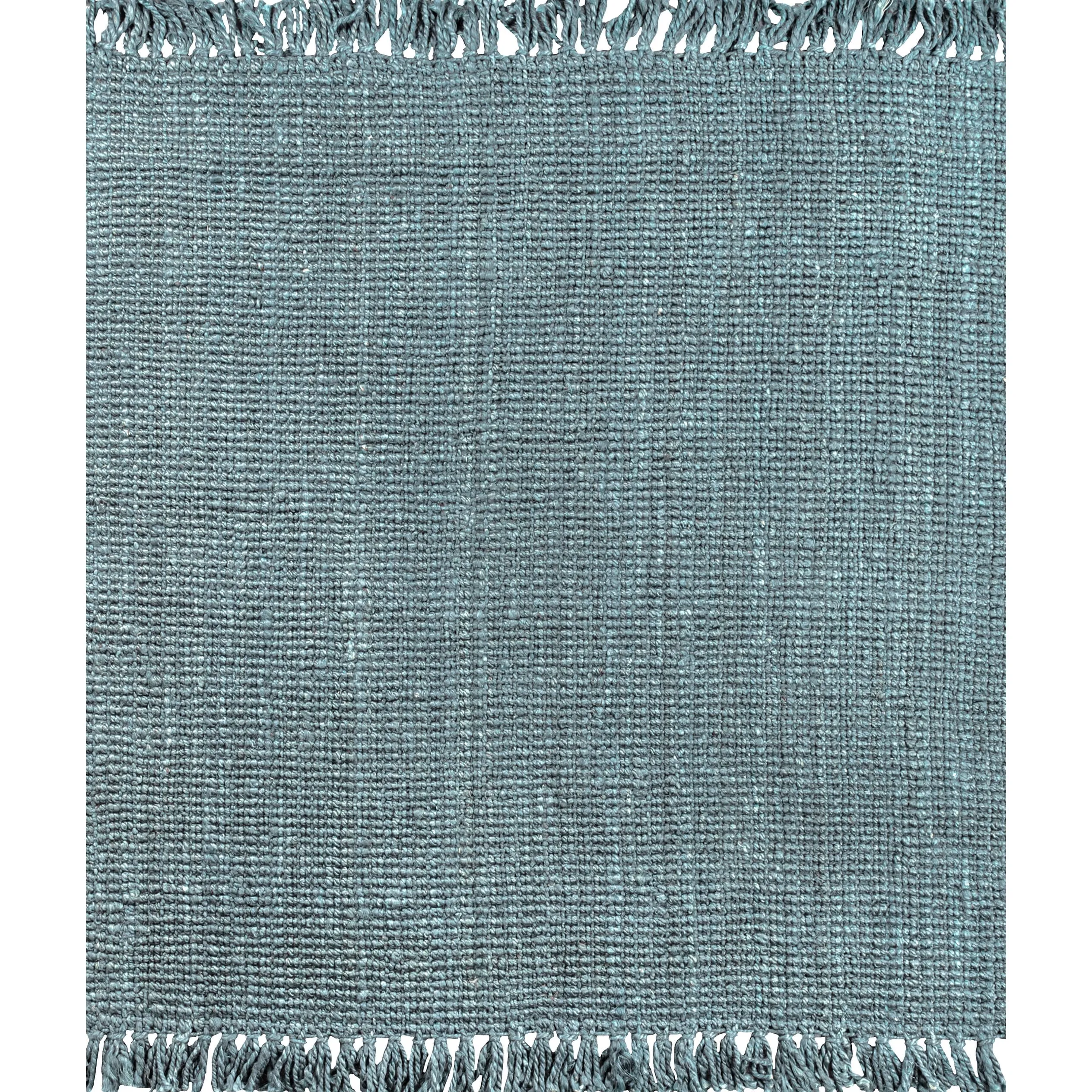 JONATHAN Y Maras Hand Woven Chunky Jute with Fringe Area Rug
