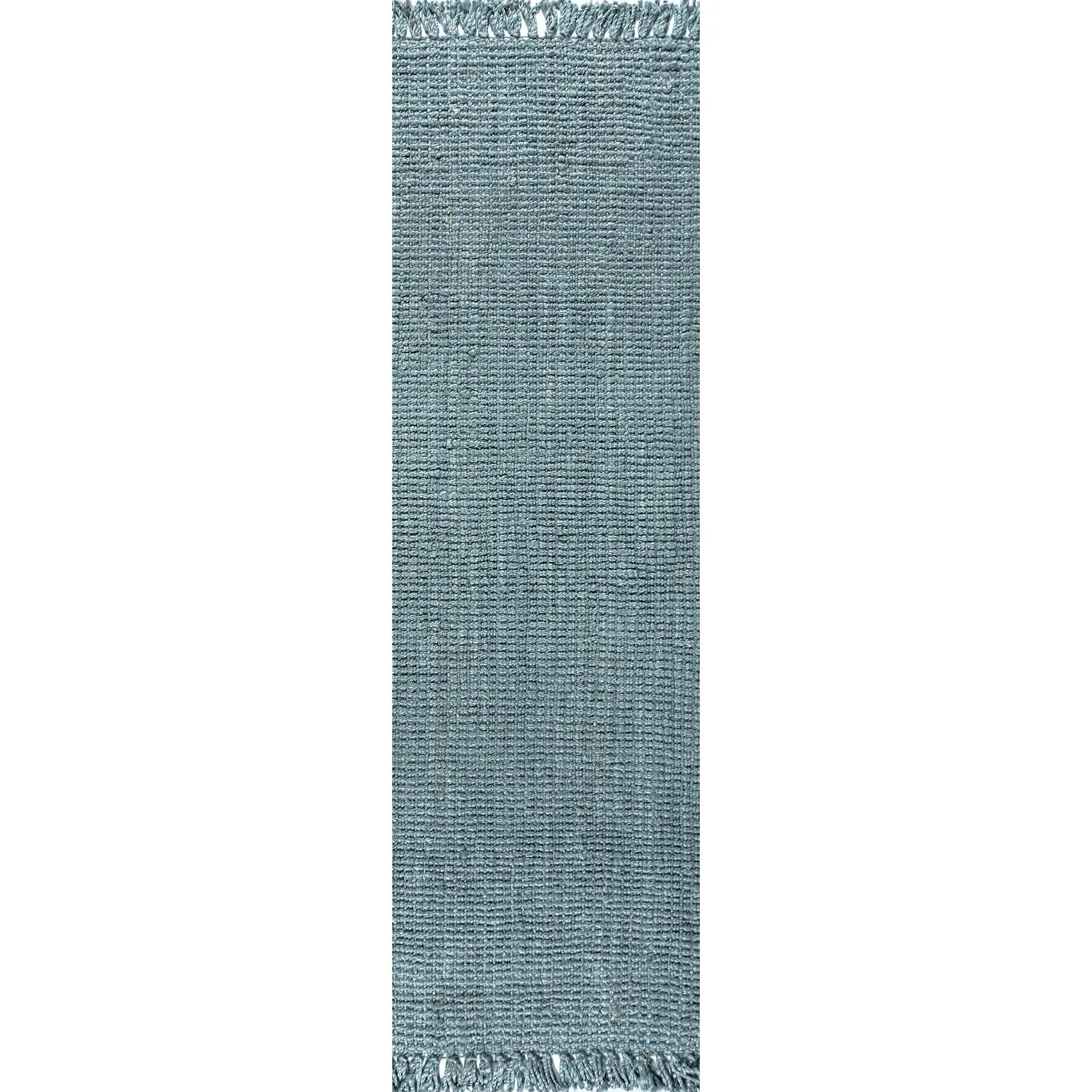 JONATHAN Y Maras Hand Woven Chunky Jute with Fringe Area Rug