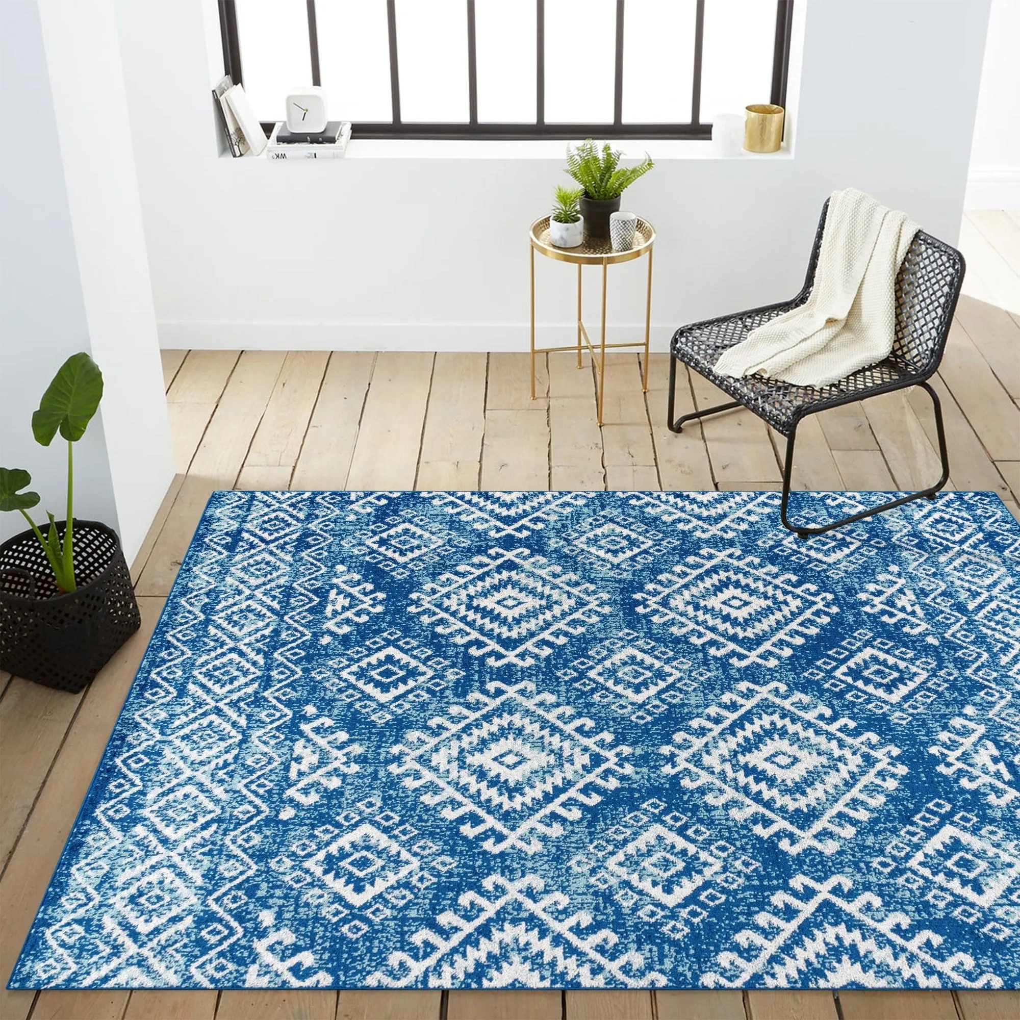 JONATHAN Y Modern HYPE Boho Vintage Tribal Area Rug