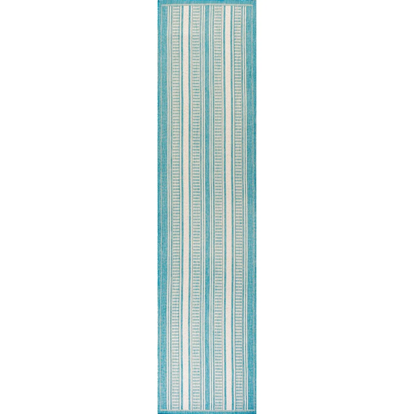 JONATHAN Y Negril Modern Double Stripe Indoor/Outdoor Area Rug