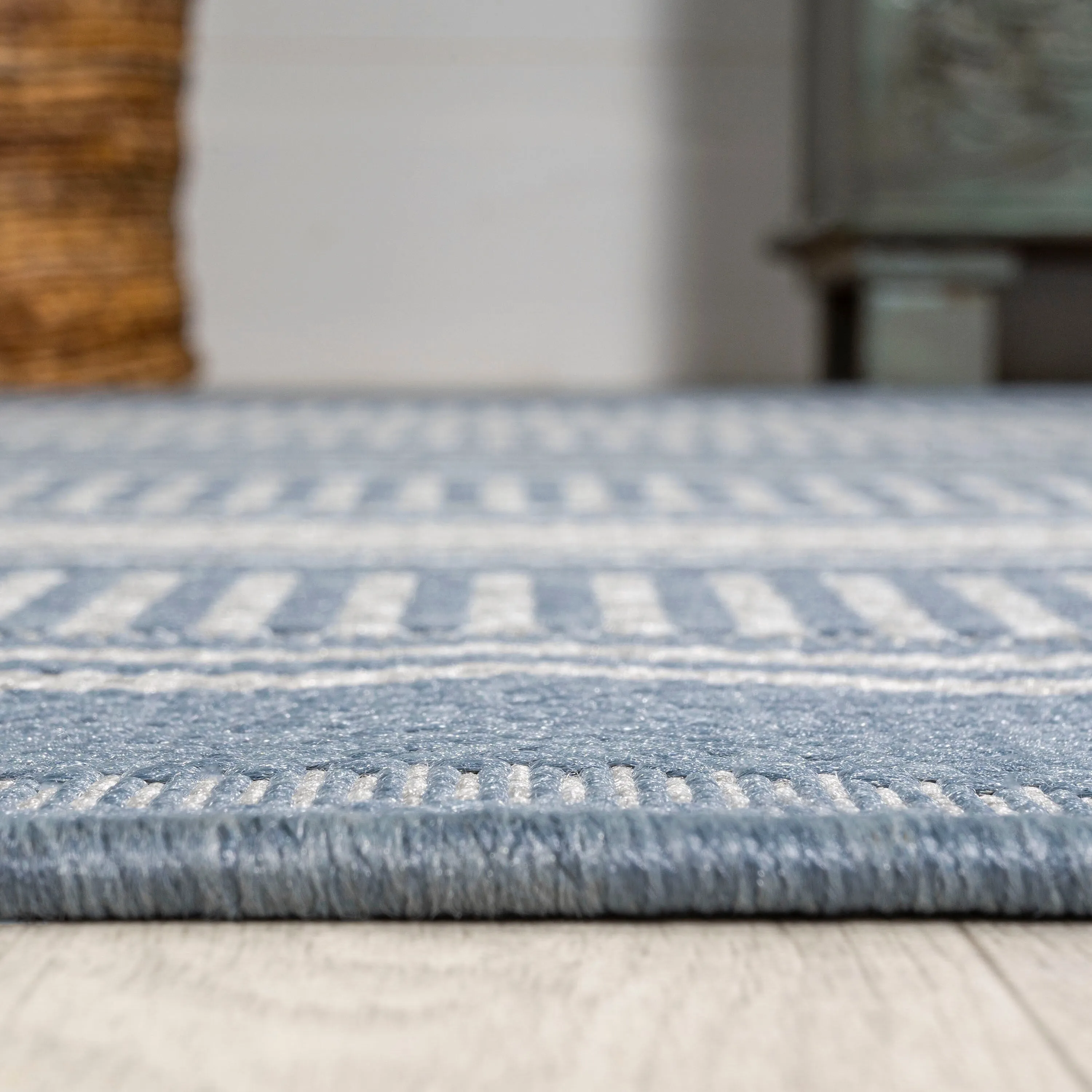 JONATHAN Y Negril Modern Double Stripe Indoor/Outdoor Area Rug