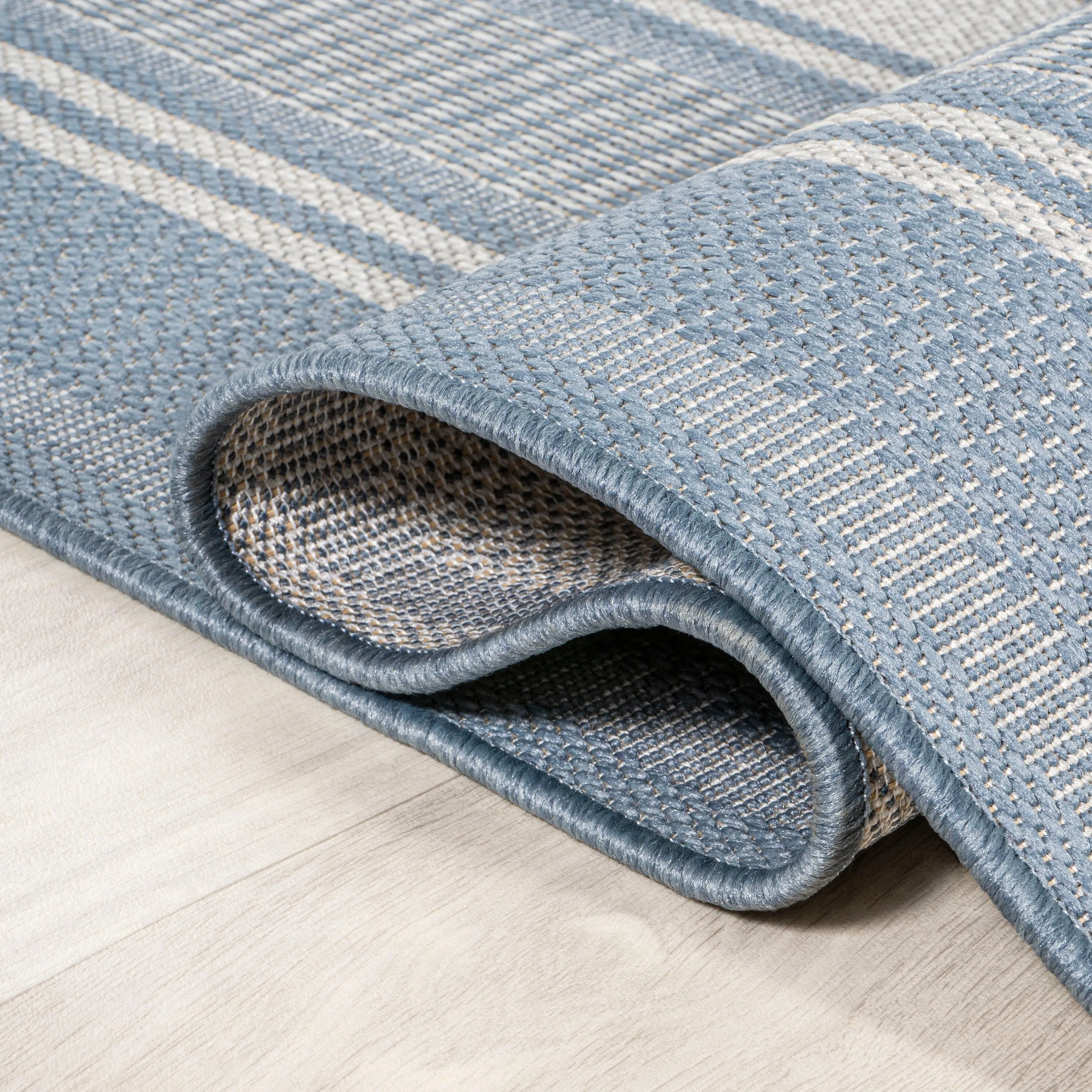 JONATHAN Y Negril Modern Double Stripe Indoor/Outdoor Area Rug