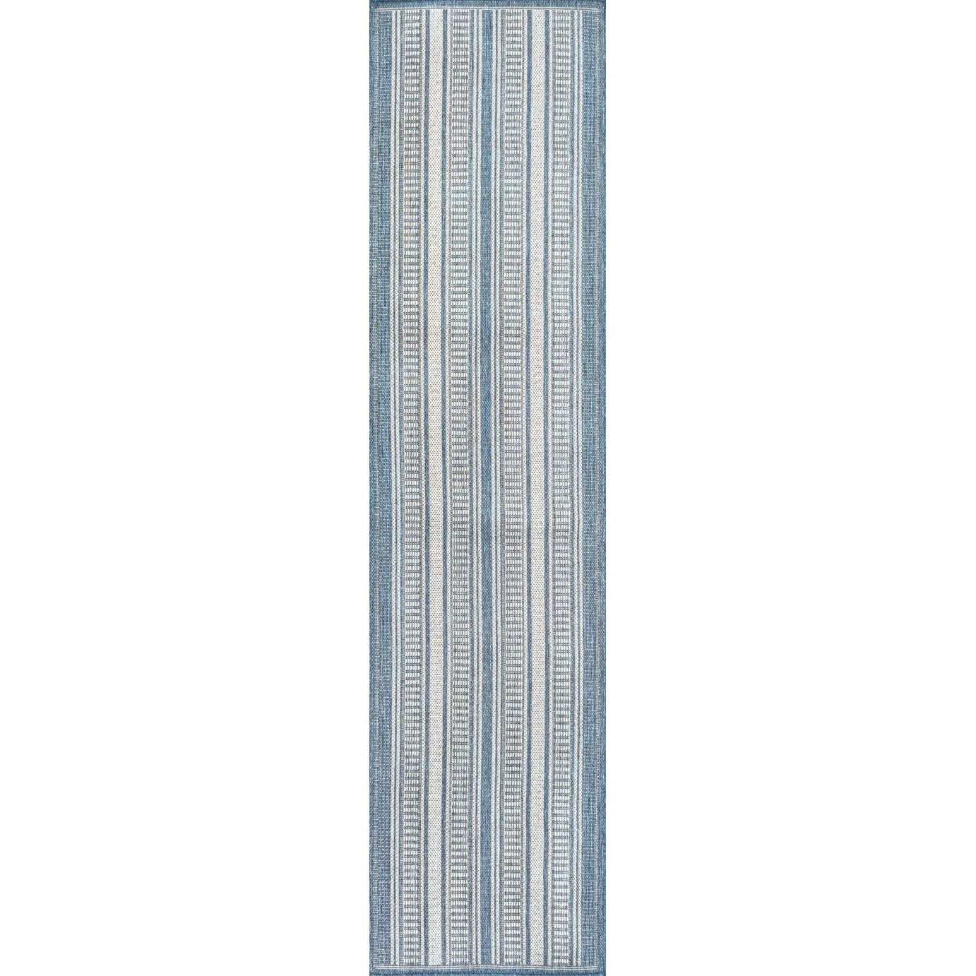 JONATHAN Y Negril Modern Double Stripe Indoor/Outdoor Area Rug