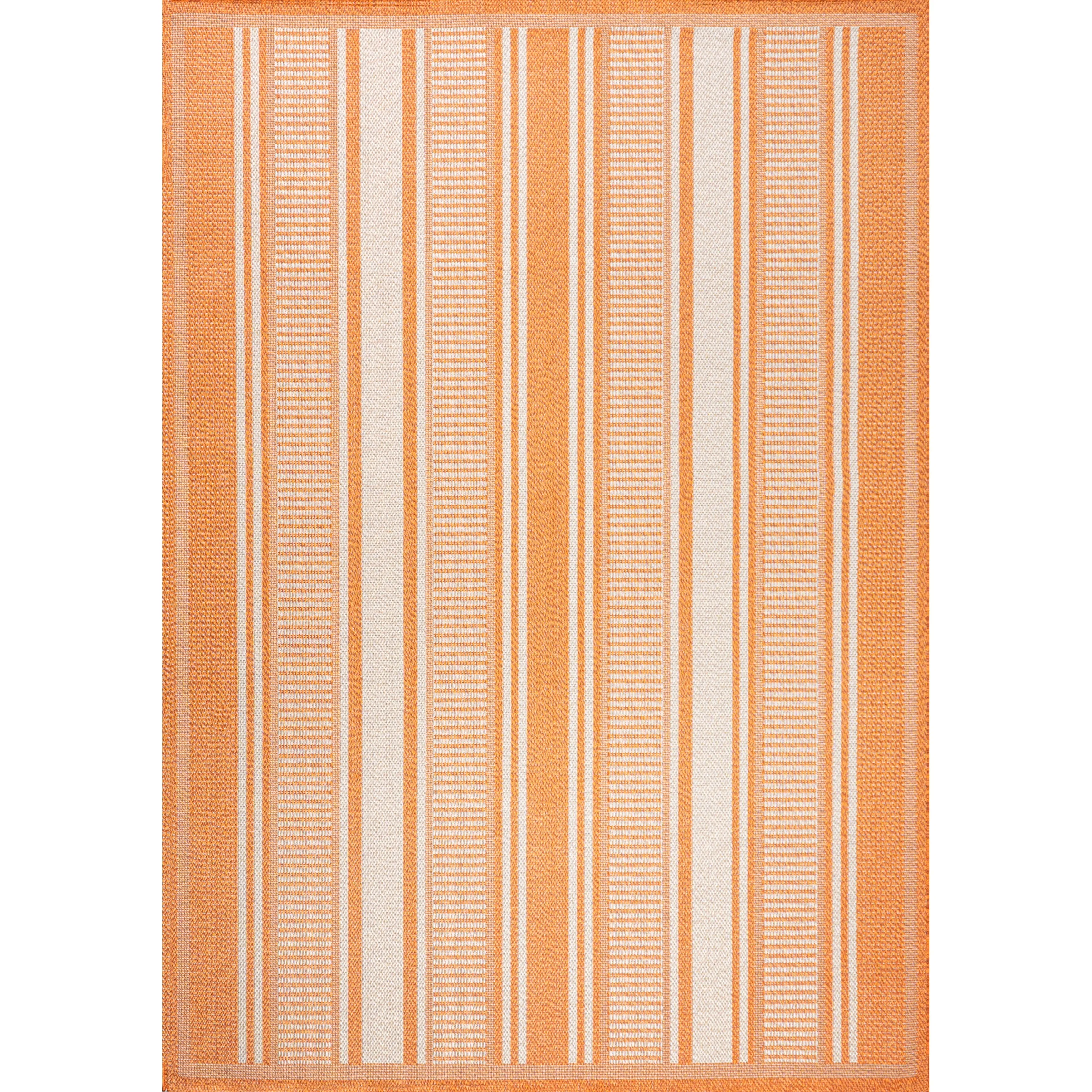 JONATHAN Y Negril Modern Double Stripe Indoor/Outdoor Area Rug