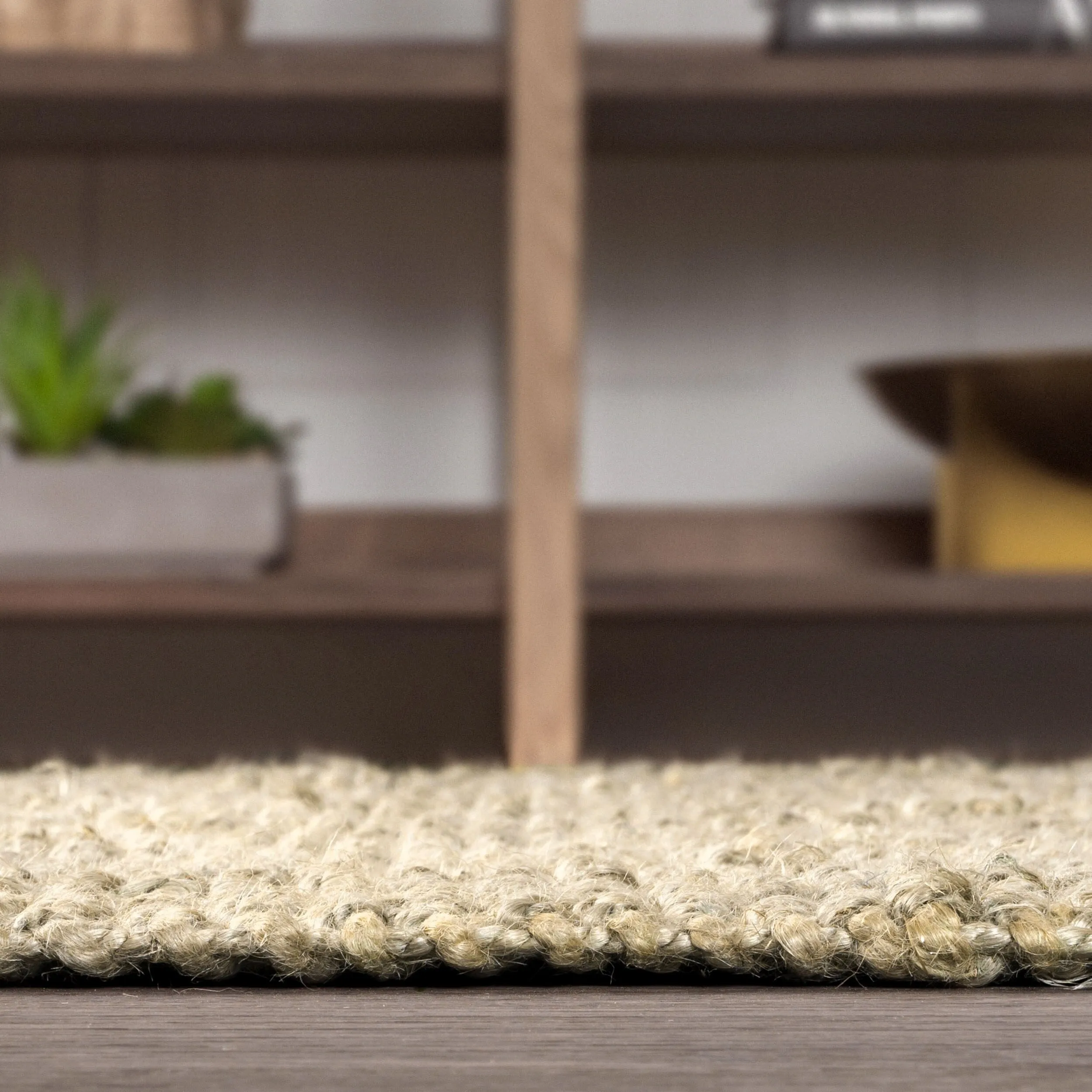 JONATHAN Y Pata Hand Woven Chunky Jute Area Rug