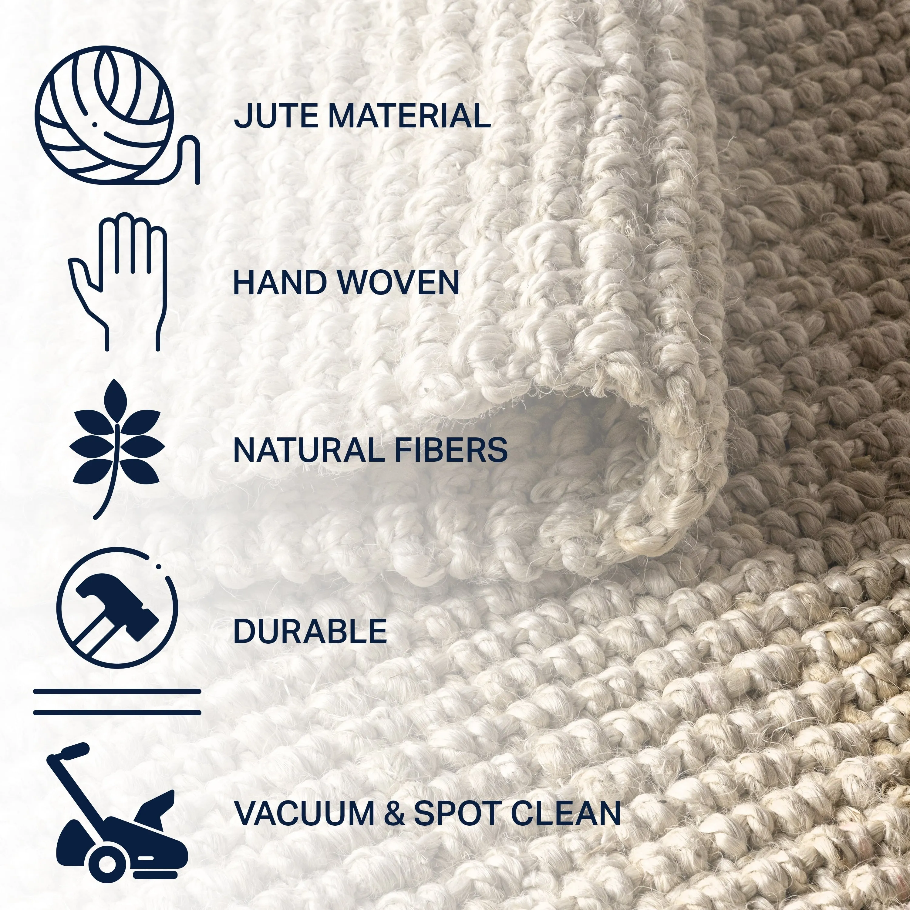 JONATHAN Y Pata Hand Woven Chunky Jute Area Rug
