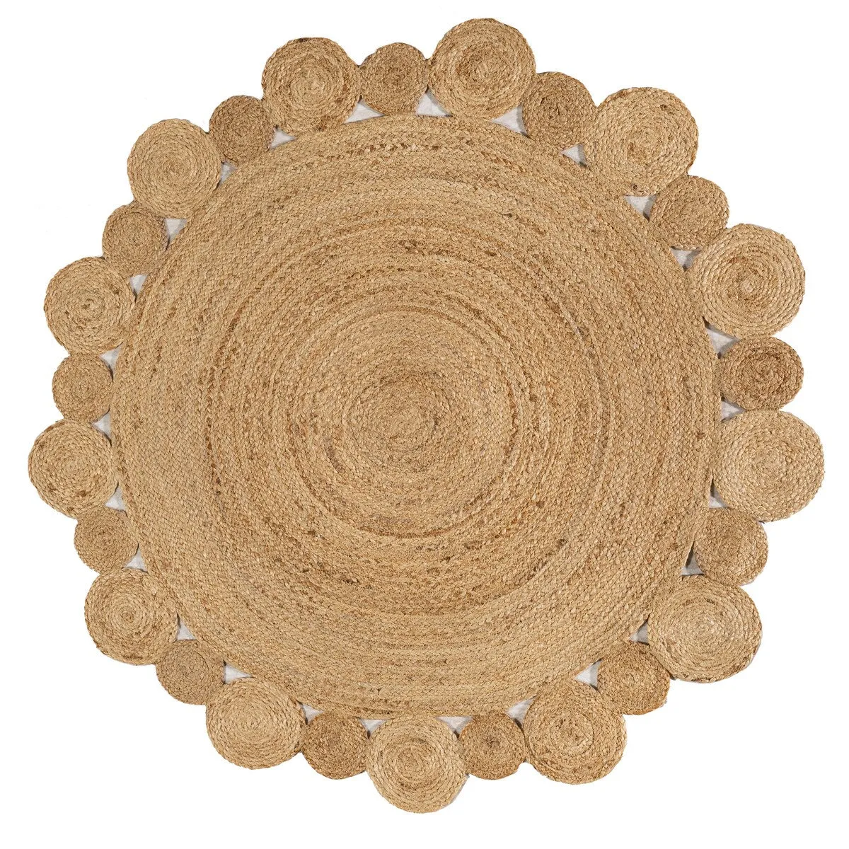 JONATHAN Y Soleil Round Natural Jute hippie Circle Area Rug