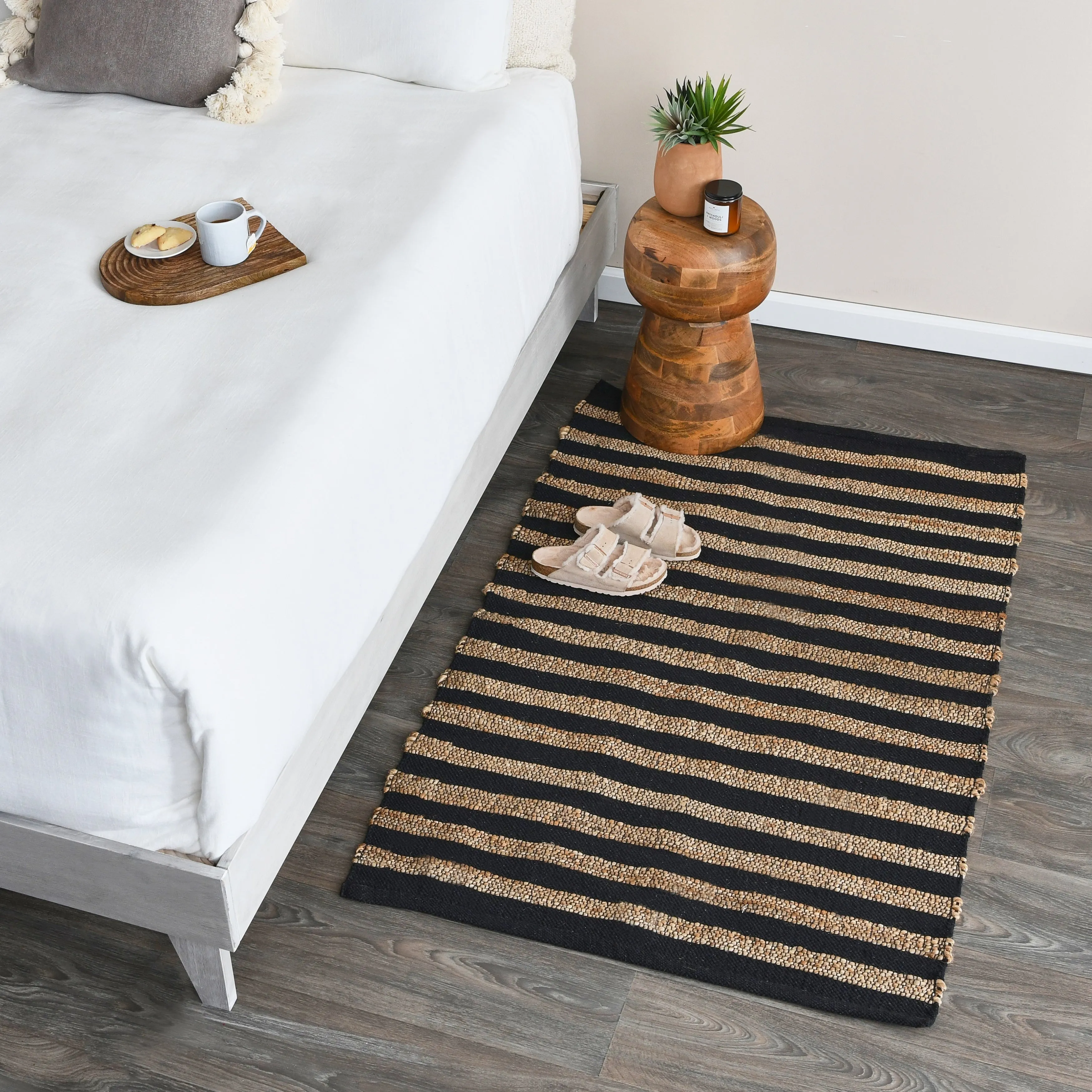 Jute Cotton Area Rug