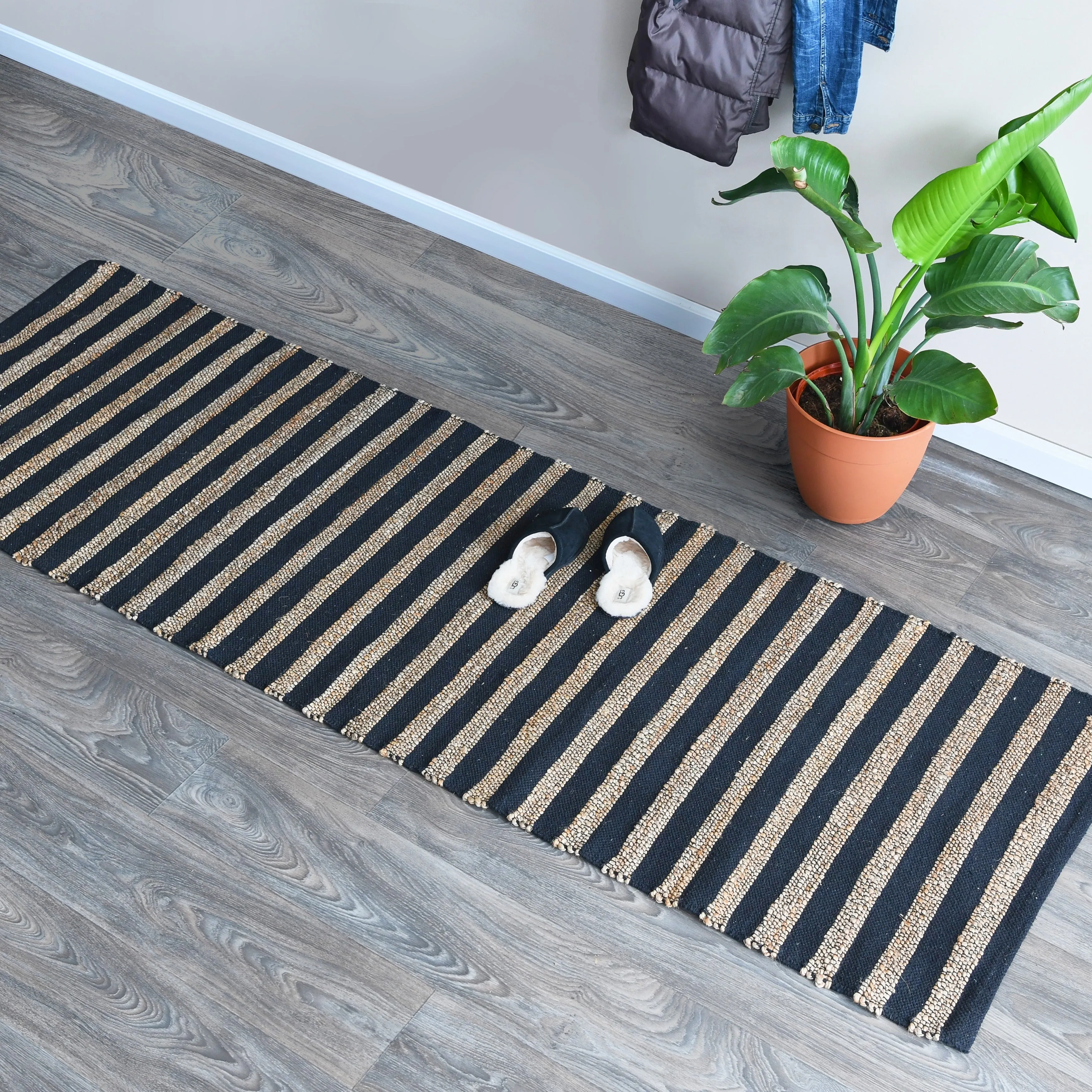 Jute Cotton Area Rug