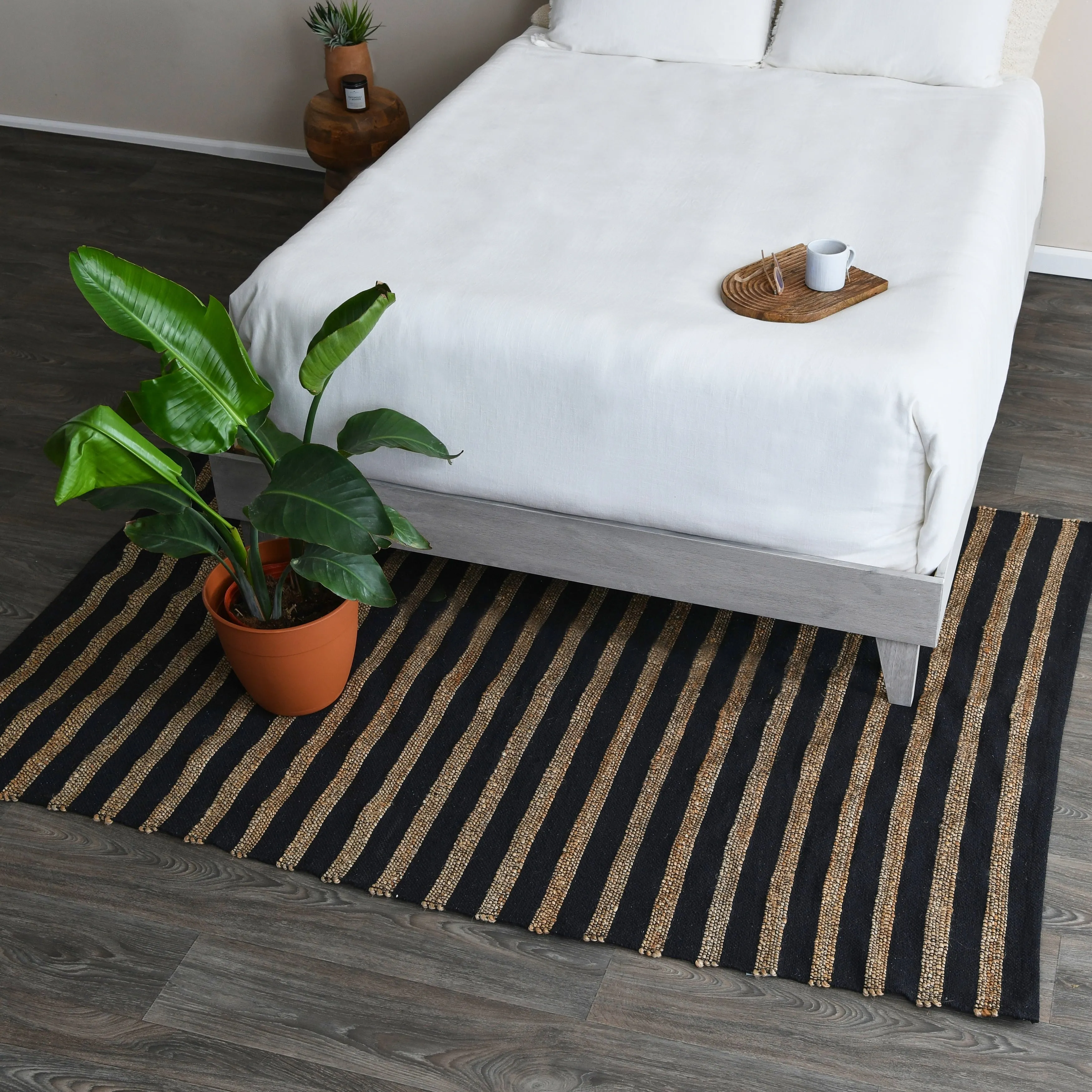 Jute Cotton Area Rug