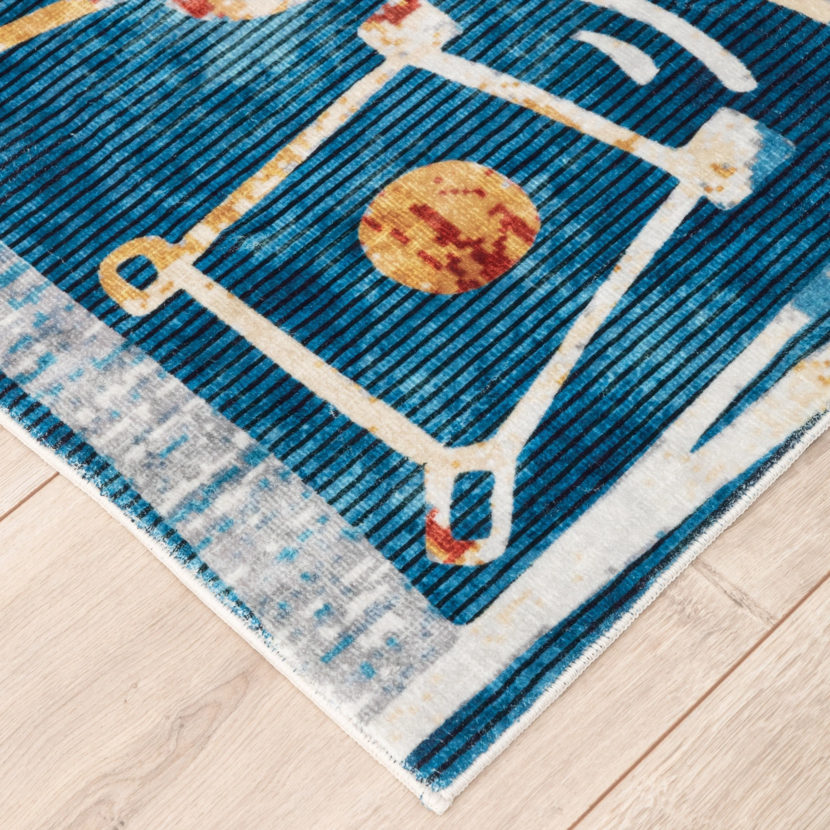 Katie Merz SPORTSGLYPHS Baseball Area Rug
