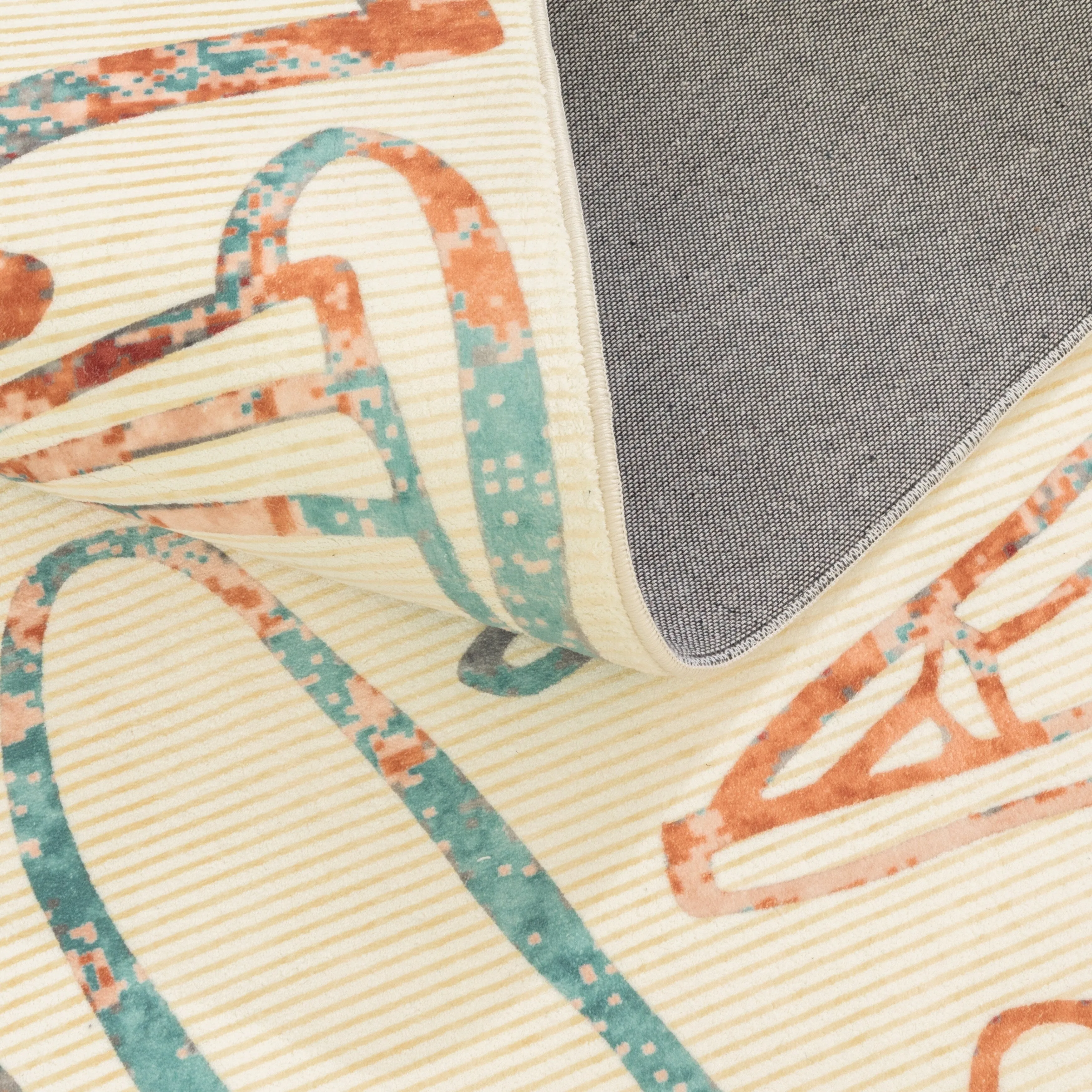 Katie Merz SPORTSGLYPHS Baseball Area Rug
