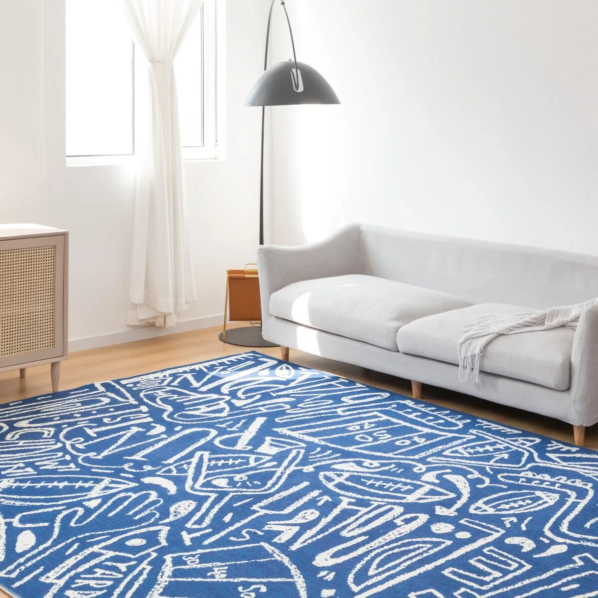 Katie Merz SPORTSGLYPHS Football Area Rug