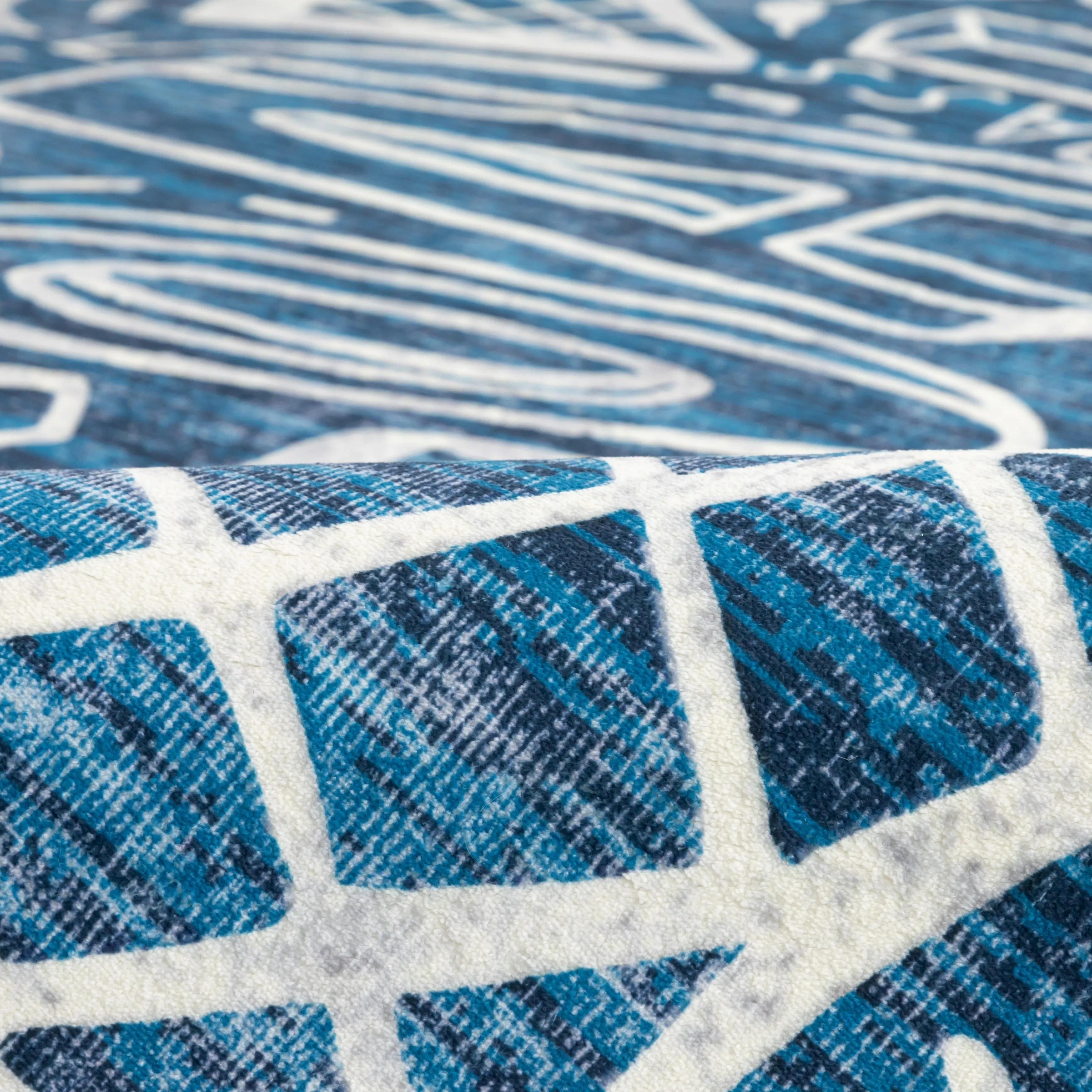 Katie Merz SPORTSGLYPHS Soccer Area Rug