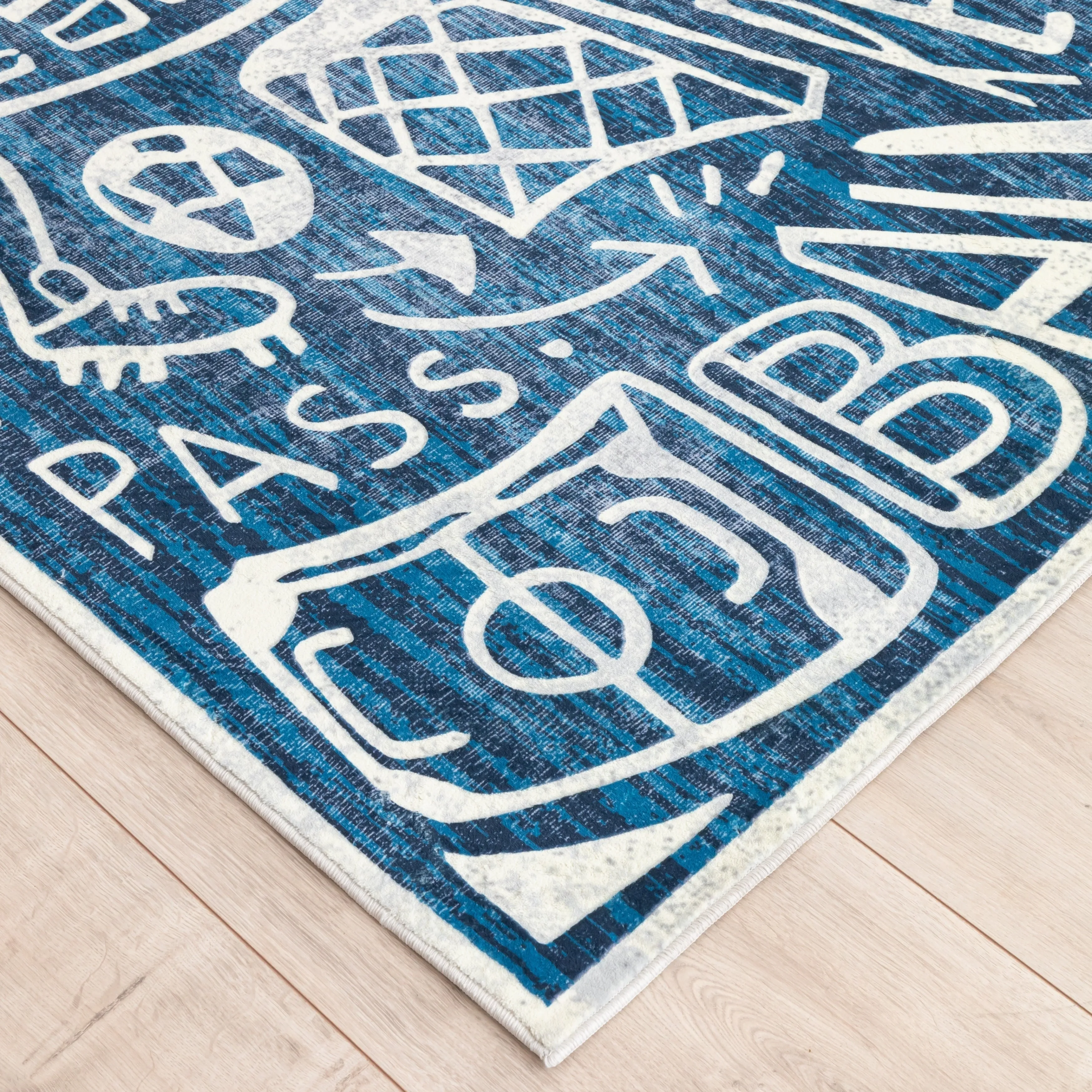 Katie Merz SPORTSGLYPHS Soccer Area Rug