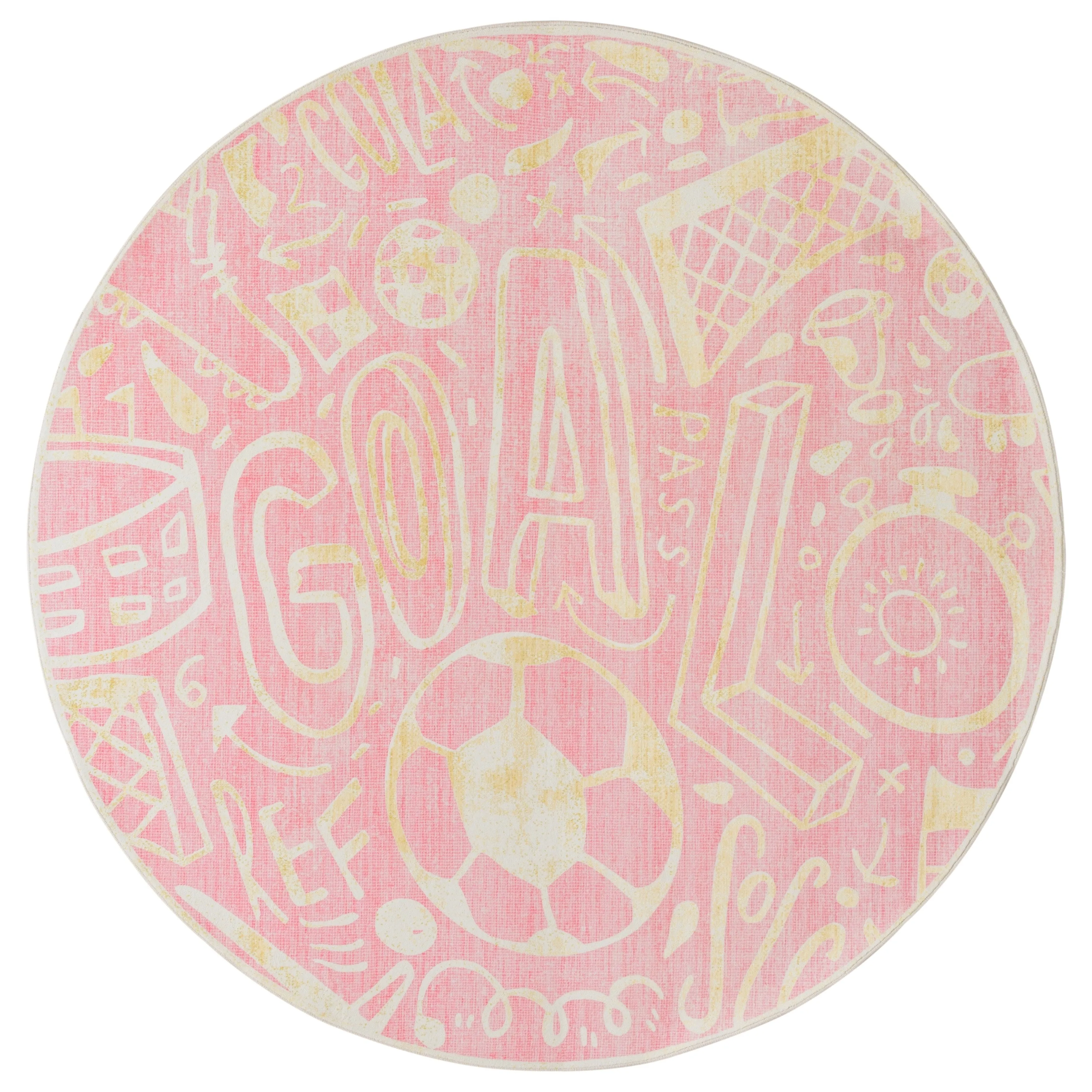 Katie Merz SPORTSGLYPHS Soccer Area Rug