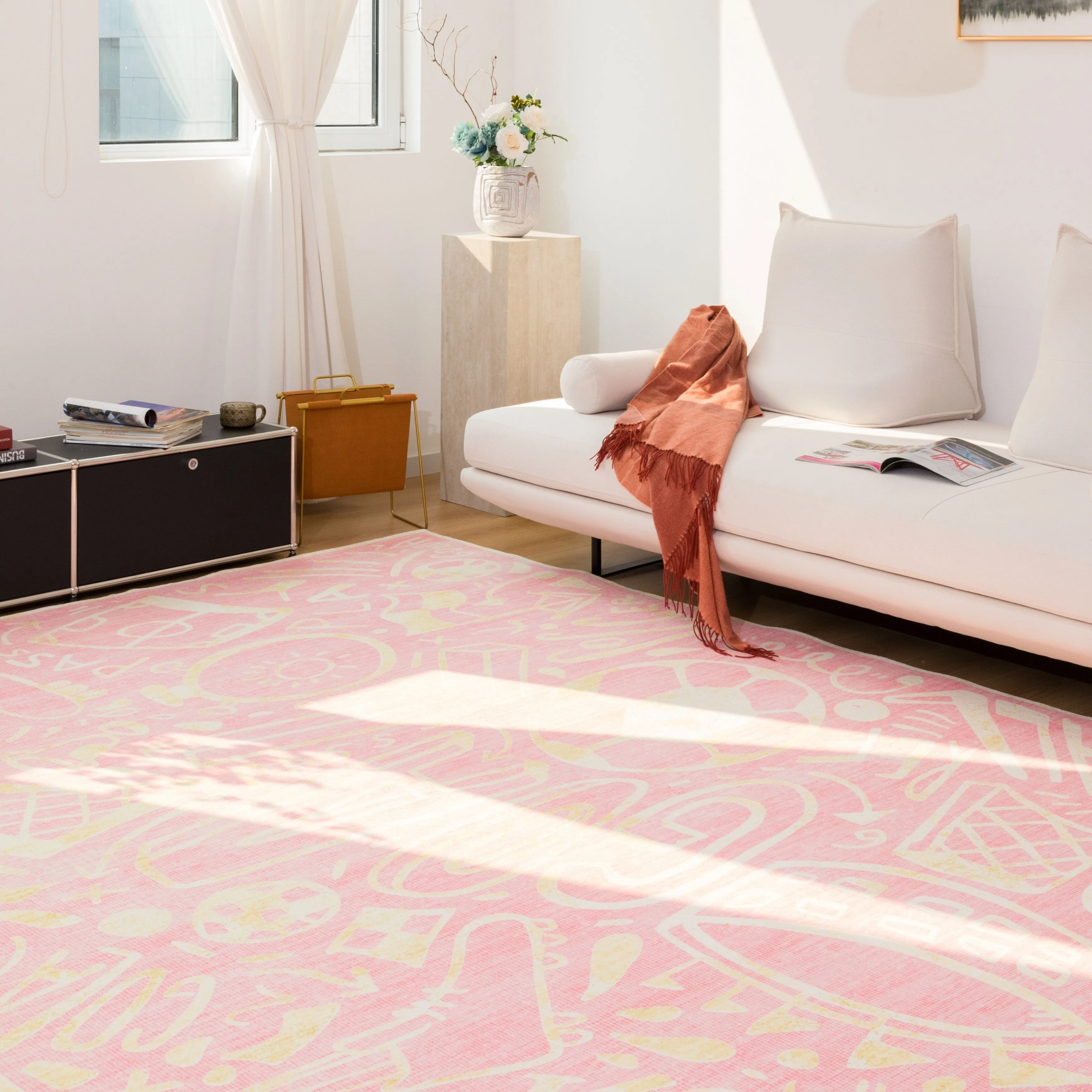 Katie Merz SPORTSGLYPHS Soccer Area Rug
