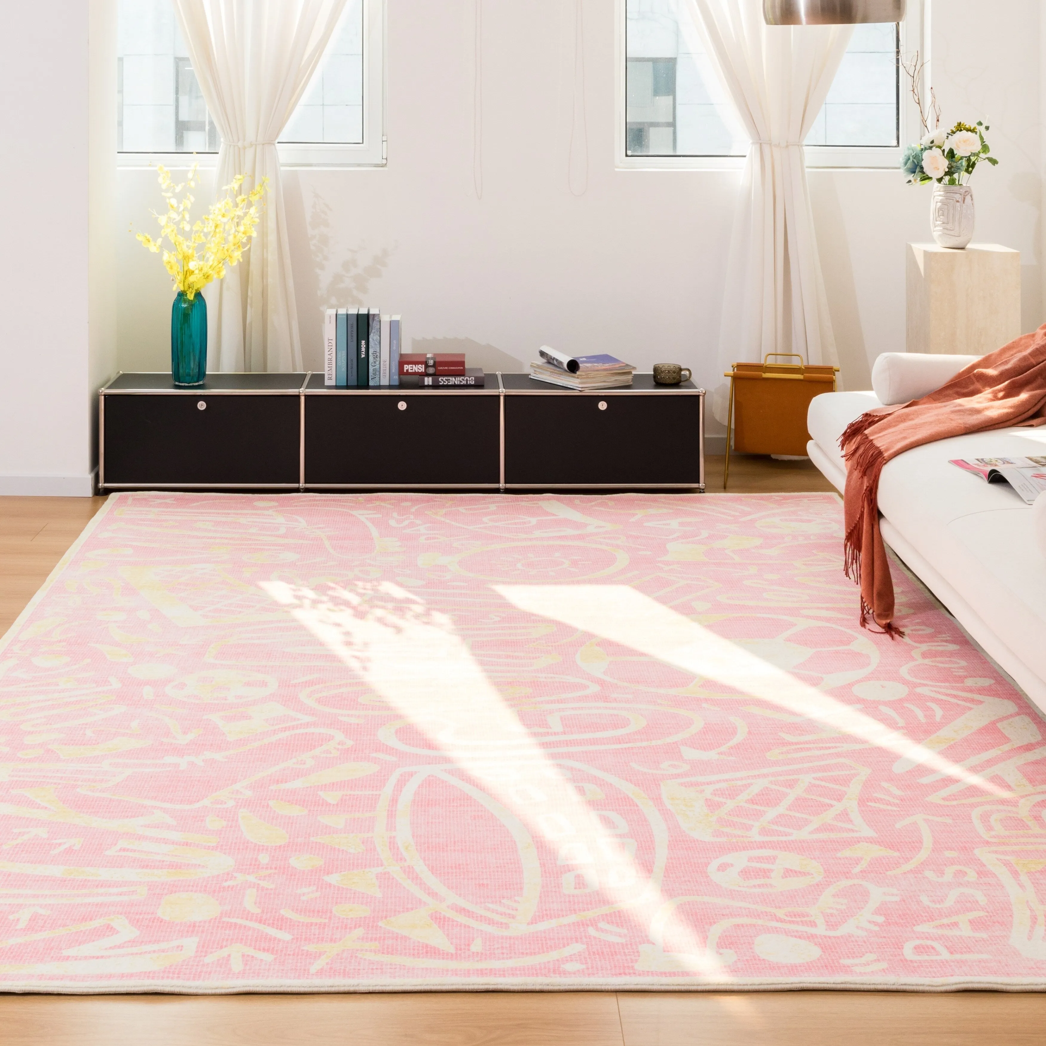 Katie Merz SPORTSGLYPHS Soccer Area Rug
