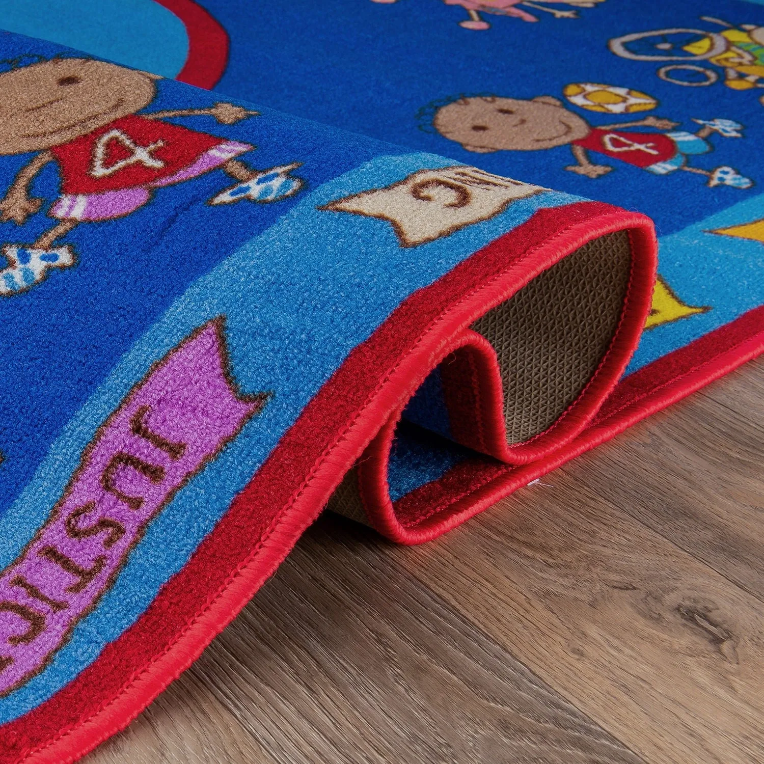 Kids Educational Learning Non Slip Area Rug