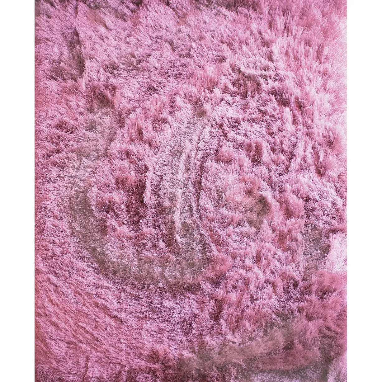 LA Rug Linens Romance 1.5-inch Thick Soft Pile Shag Area Rug