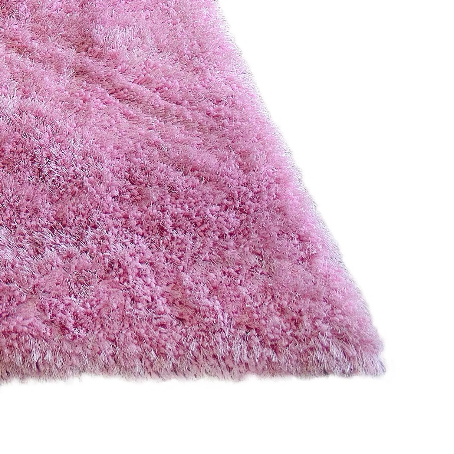 LA Rug Linens Romance 1.5-inch Thick Soft Pile Shag Area Rug