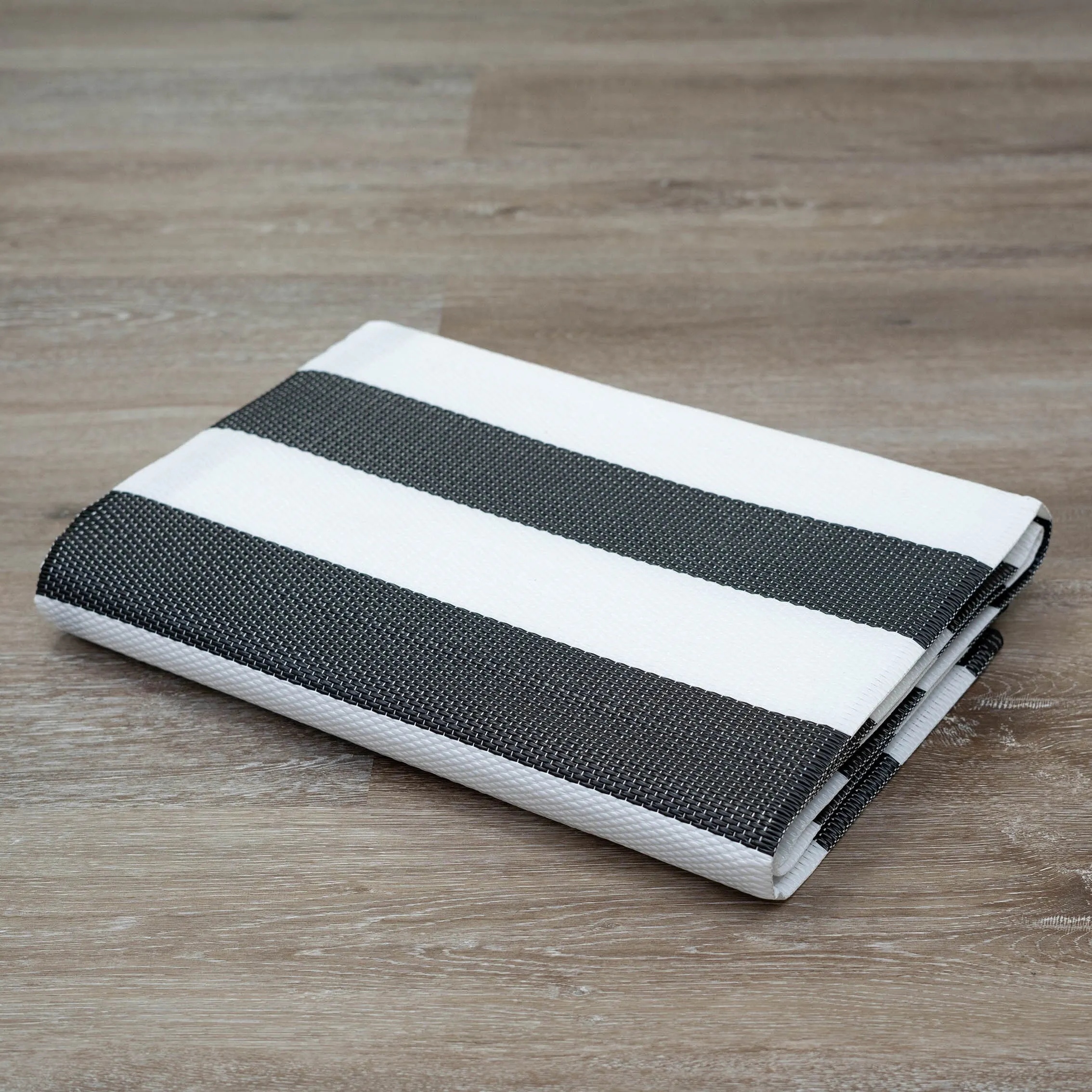 Lalune Beach Stripe Indoor Outdoor Area Rug