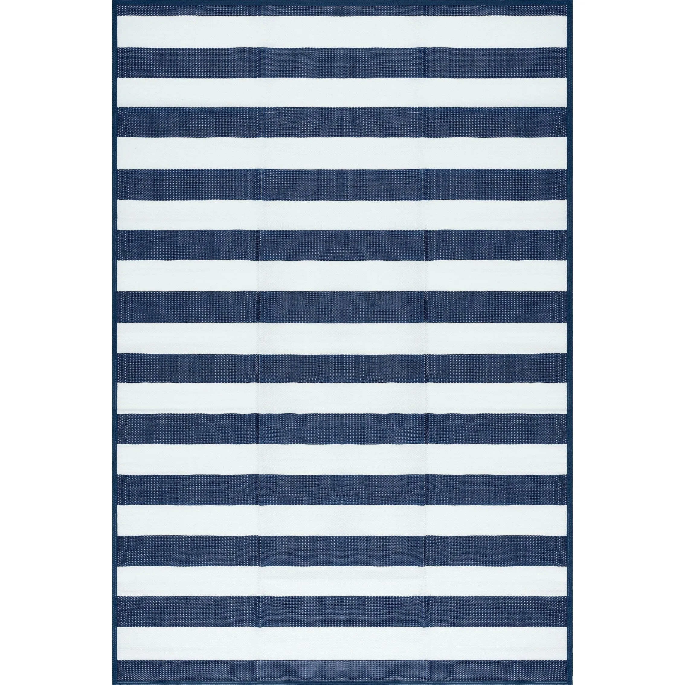 Lalune Beach Stripe Indoor Outdoor Area Rug