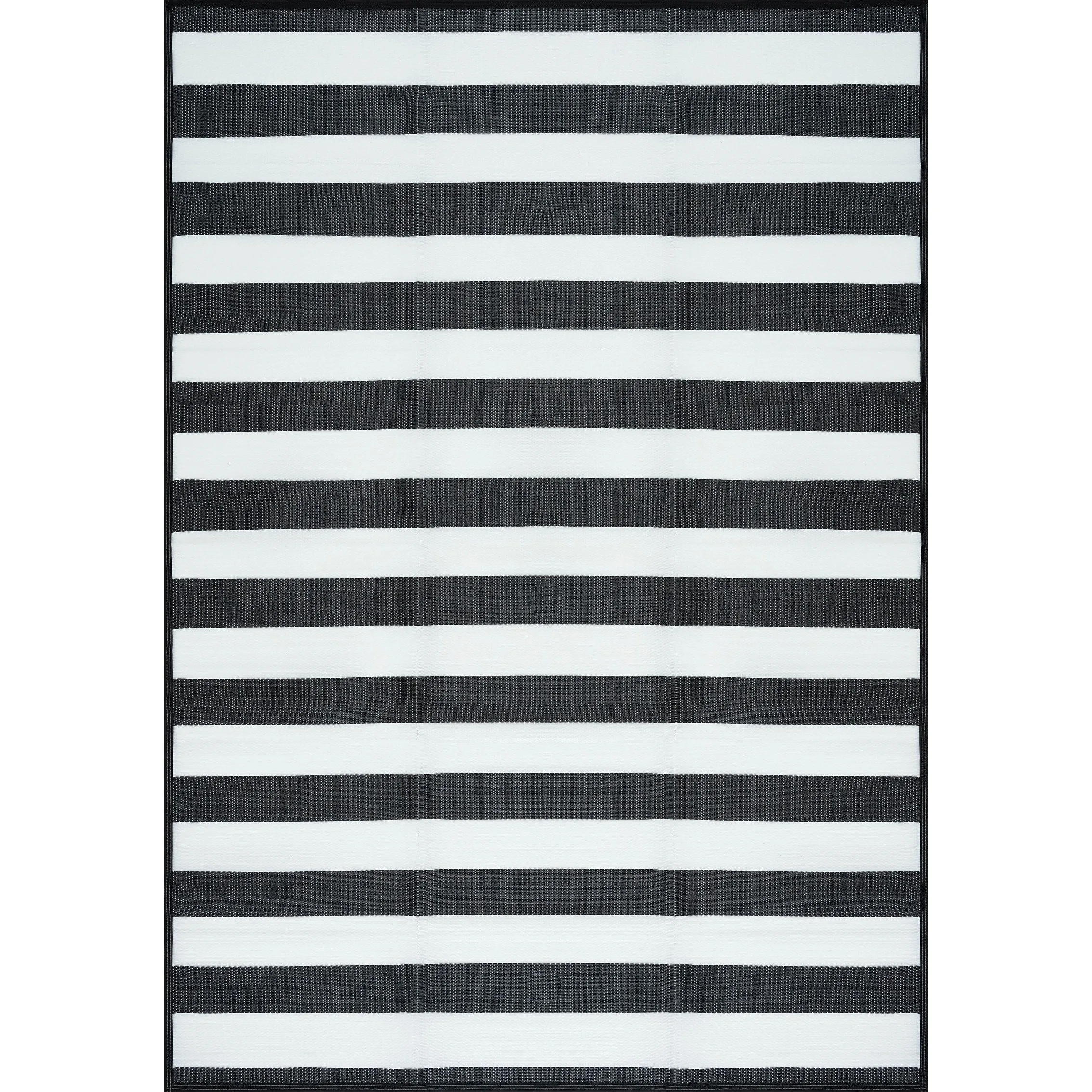 Lalune Beach Stripe Indoor Outdoor Area Rug