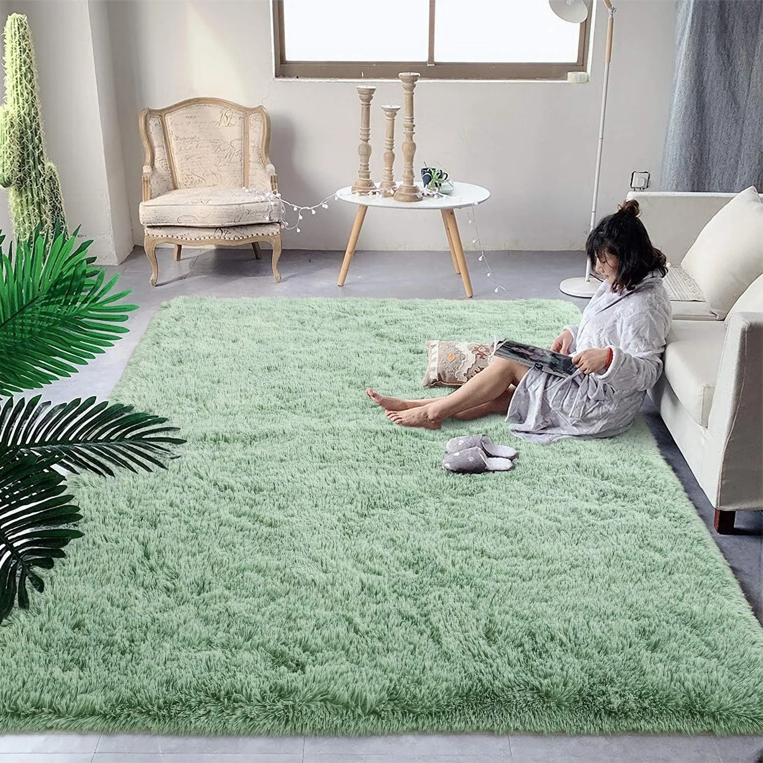 Large Size Home Decor Carpet Washable Nursery Area Rug - 8' x 10'
