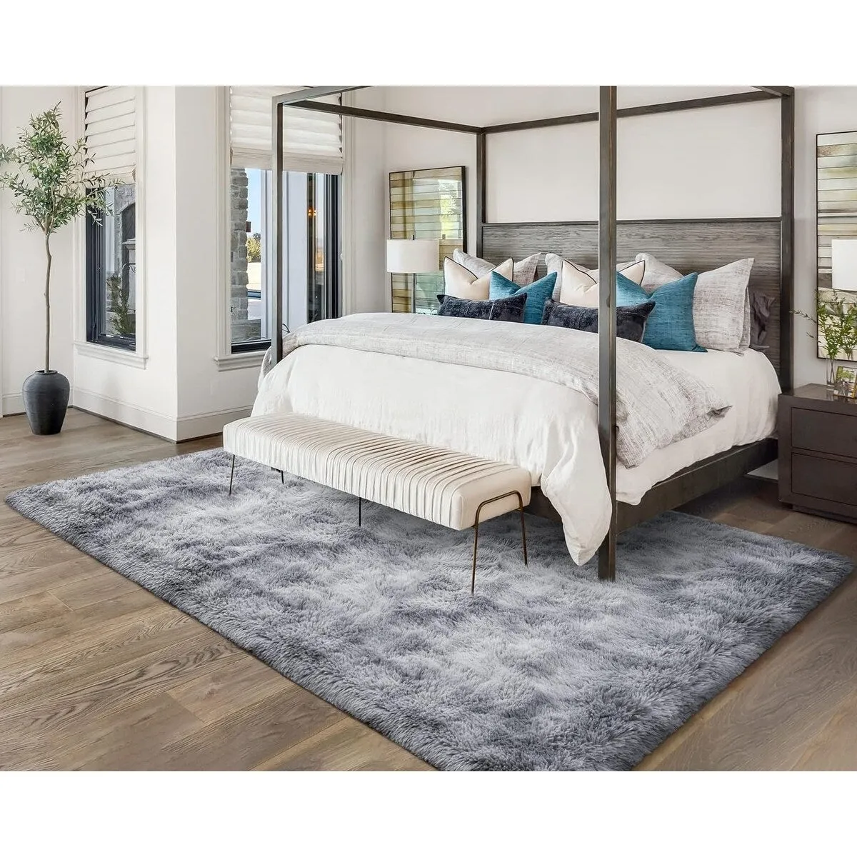 Large Size Home Decor Carpet Washable Nursery Area Rug - 8' x 10'