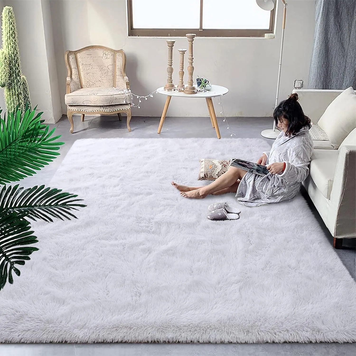 Large Size Home Decor Carpet Washable Nursery Area Rug - 8' x 10'