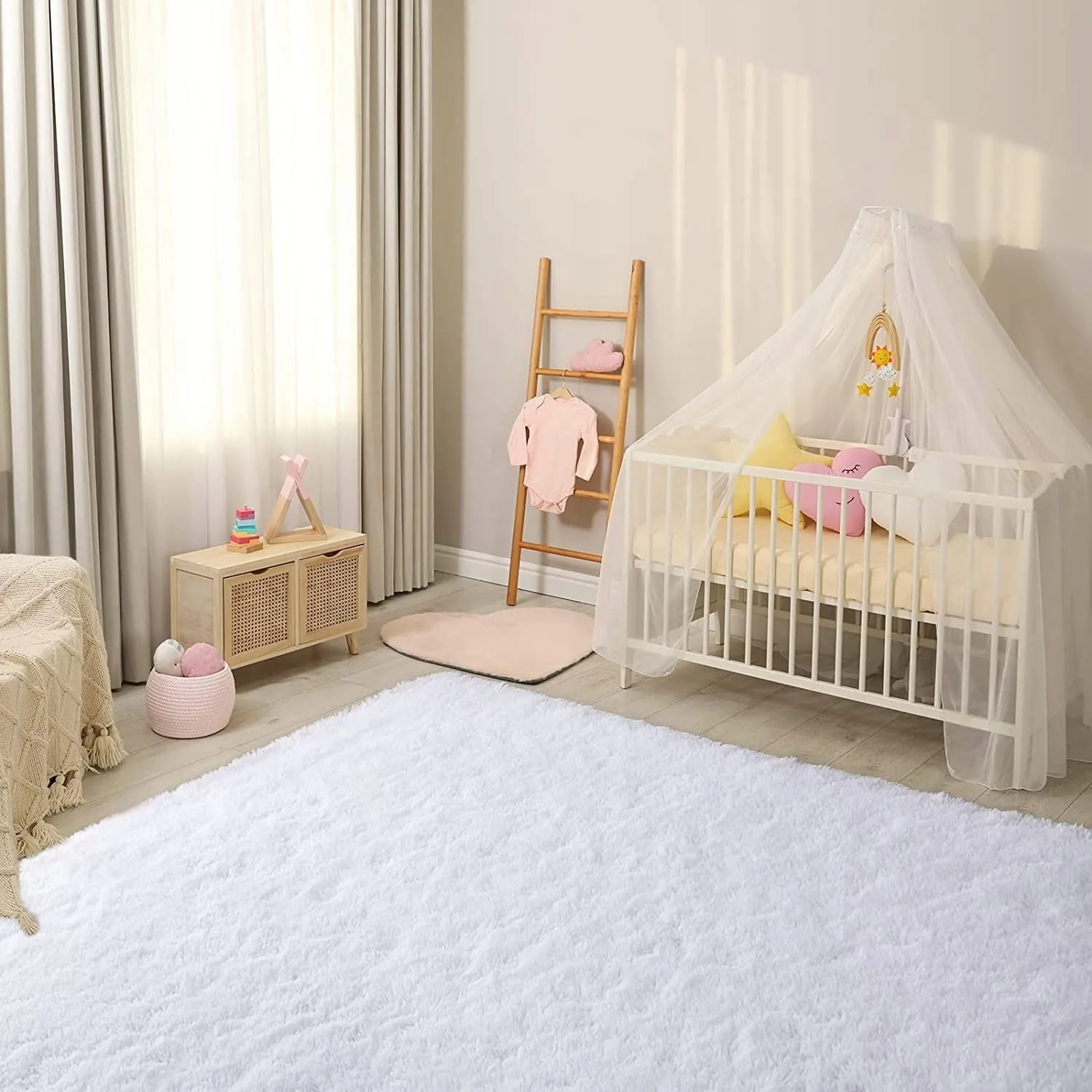 Large Size Home Decor Carpet Washable Nursery Area Rug - 8' x 10'