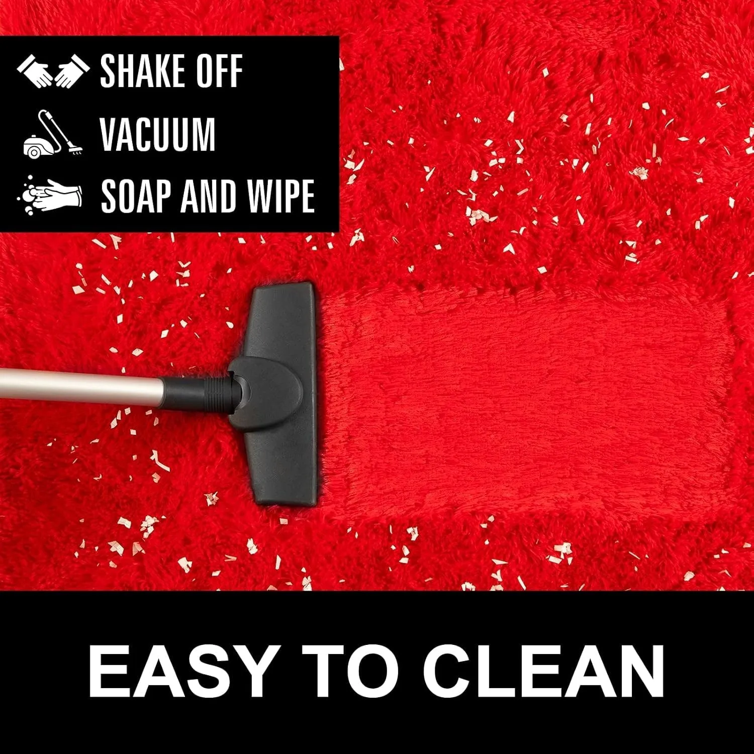 Large Size Home Decor Carpet Washable Nursery Area Rug - 8' x 10'