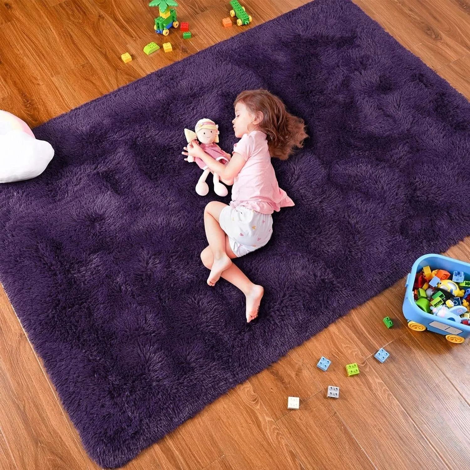 Large Size Home Decor Carpet Washable Nursery Area Rug - 8' x 10'