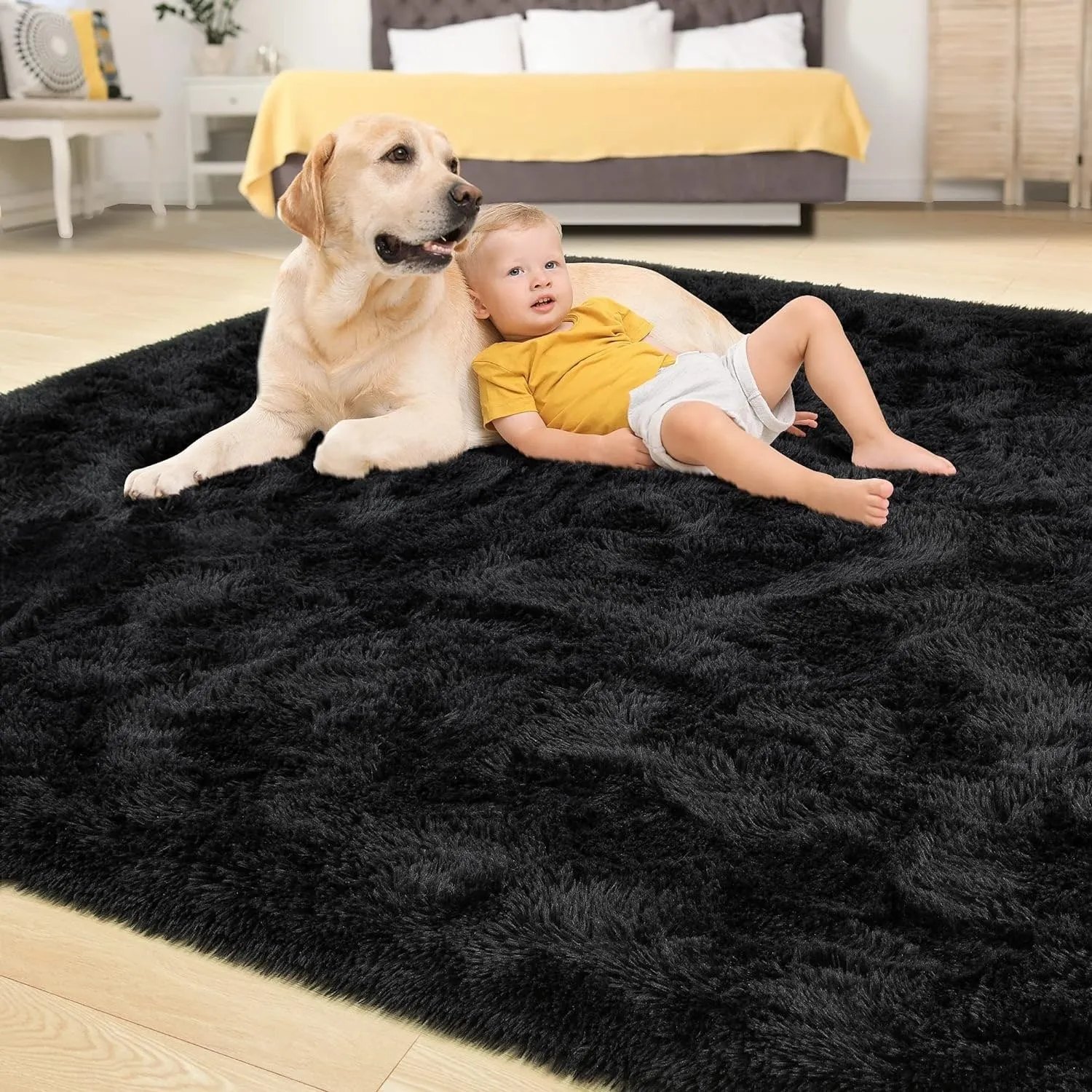 Large Size Home Decor Carpet Washable Nursery Area Rug - 8' x 10'
