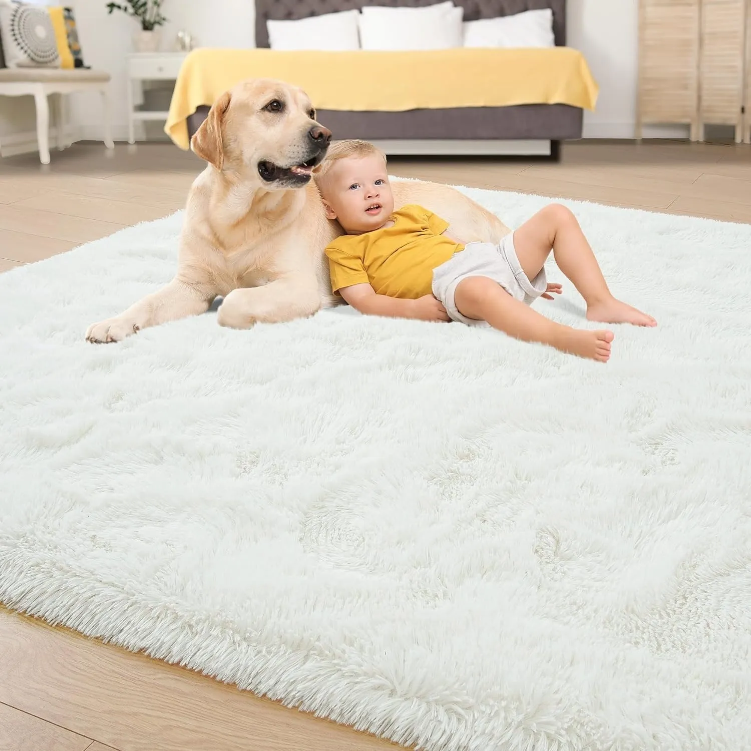 Large Size Home Decor Carpet Washable Nursery Area Rug - 8' x 10'