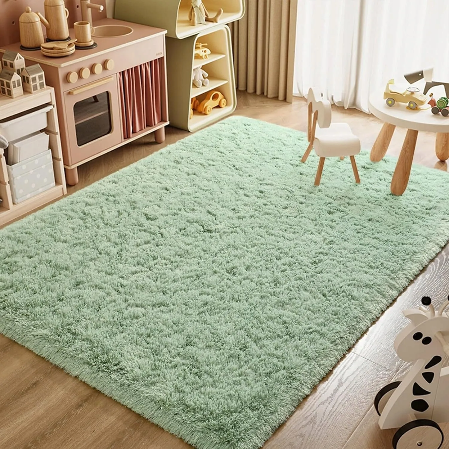 Large Size Home Decor Carpet Washable Nursery Area Rug - 8' x 10'