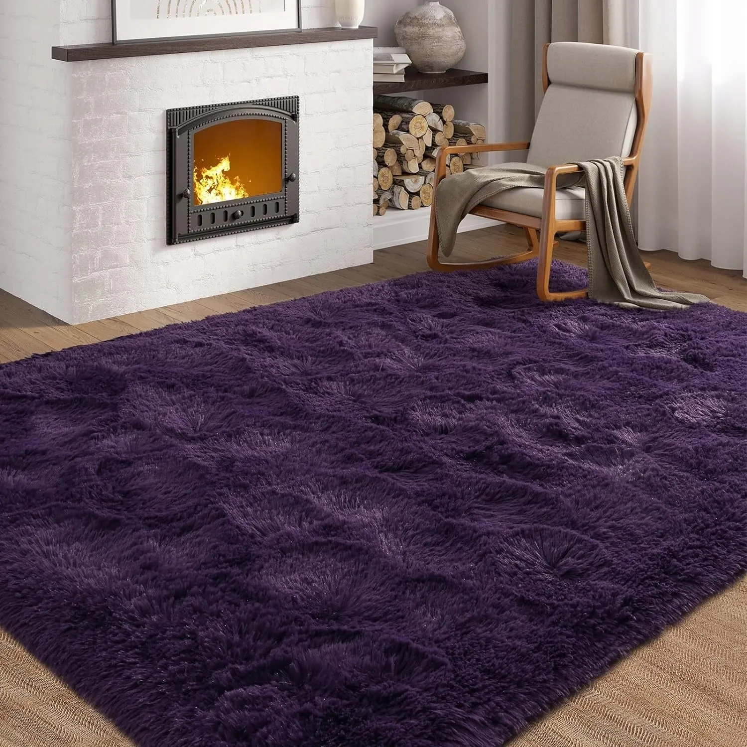 Large Size Home Decor Carpet Washable Nursery Area Rug - 8' x 10'