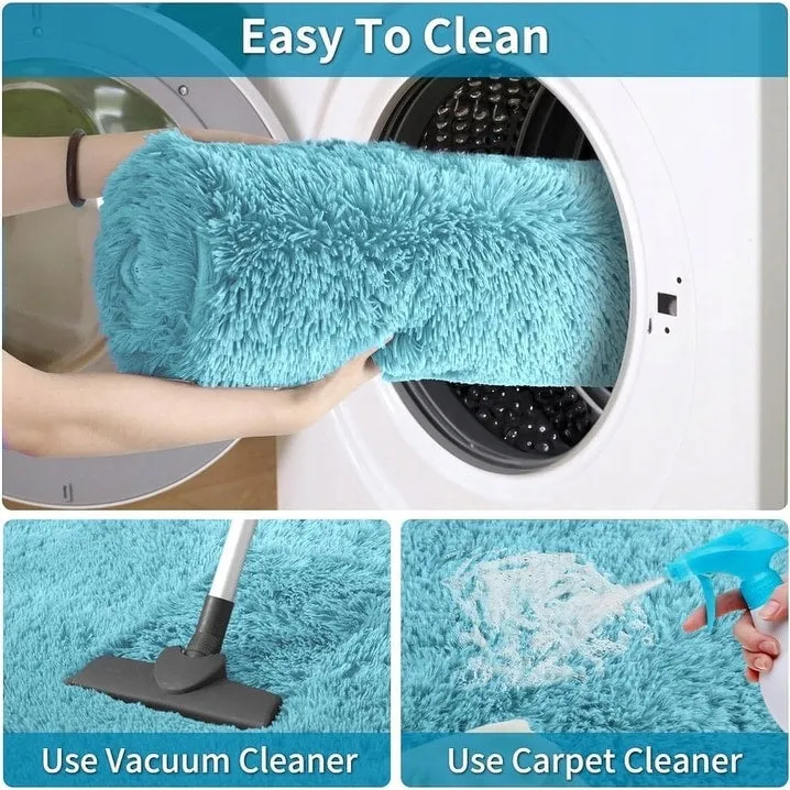Large Size Home Decor Carpet Washable Nursery Area Rug - 8' x 10'