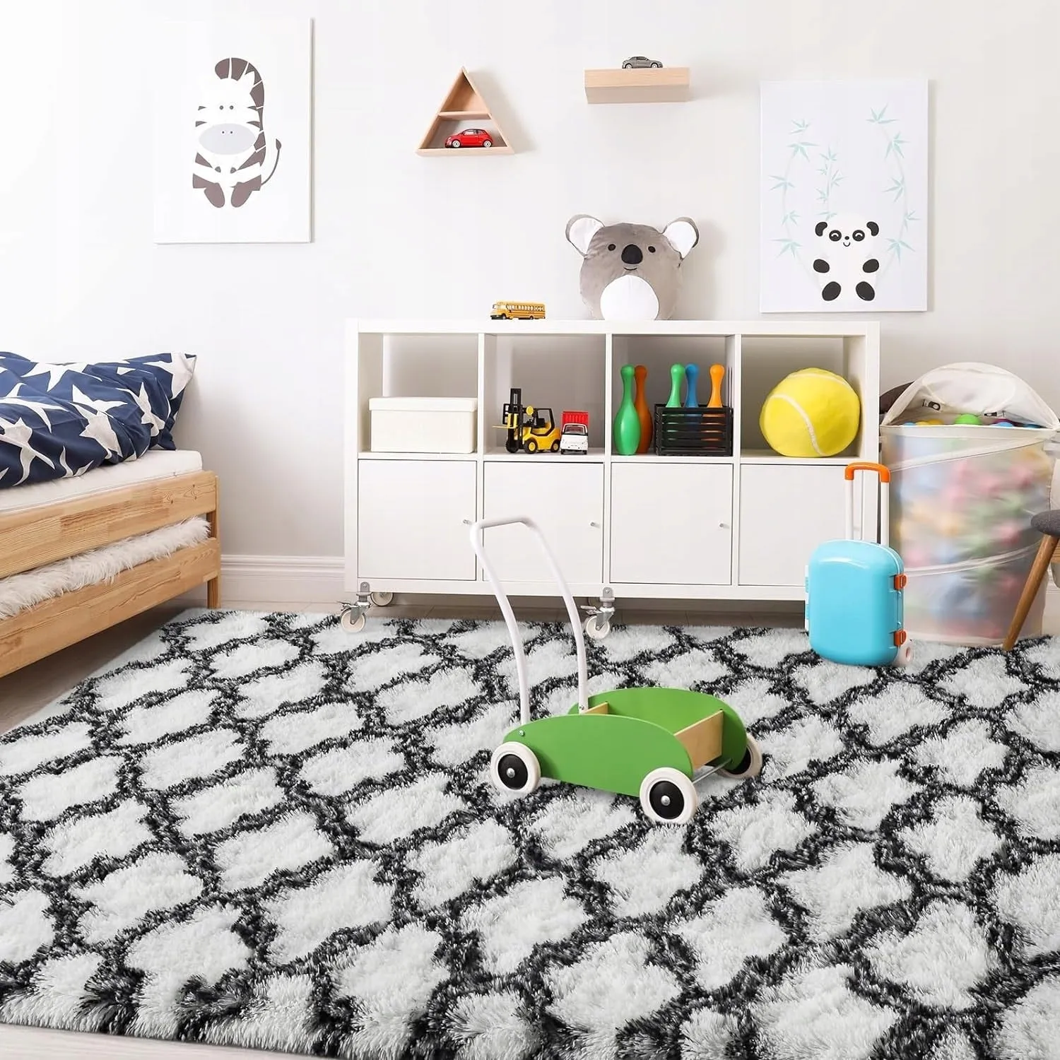Large Size Home Decor Carpet Washable Nursery Area Rug - 8' x 10'