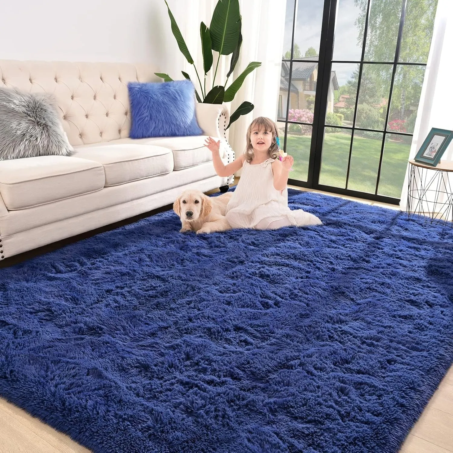 Large Size Home Decor Carpet Washable Nursery Area Rug - 8' x 10'