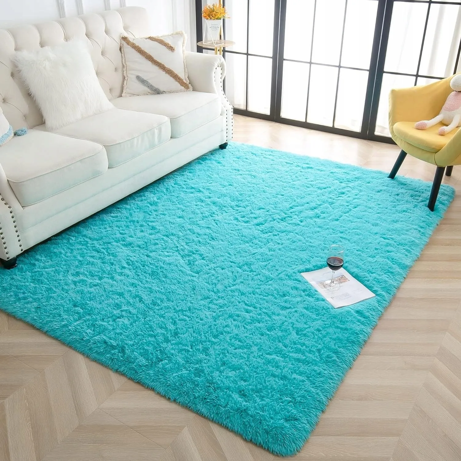 Large Size Home Decor Carpet Washable Nursery Area Rug - 8' x 10'