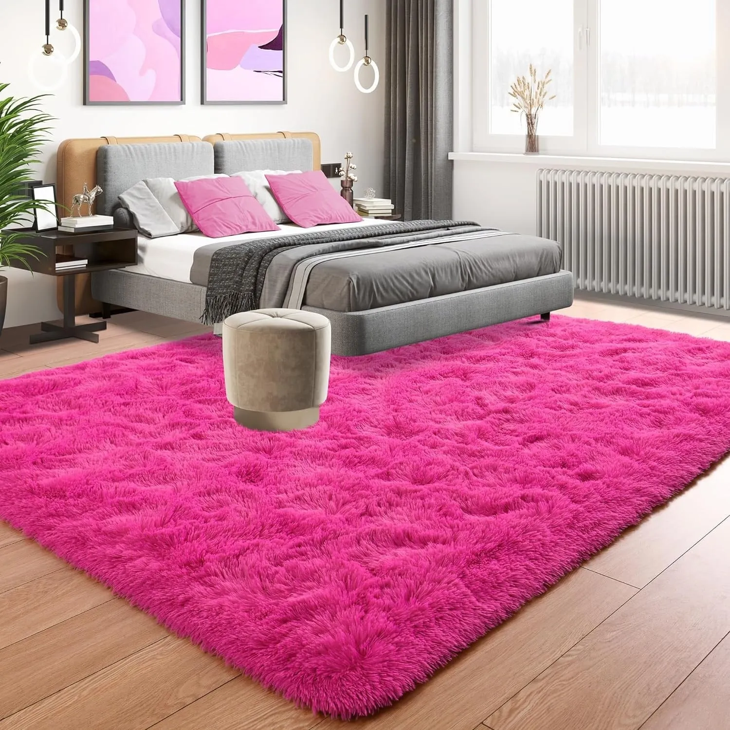 Large Size Home Decor Carpet Washable Nursery Area Rug - 8' x 10'