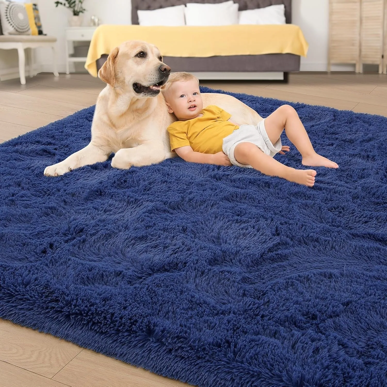 Large Size Home Decor Carpet Washable Nursery Area Rug - 8' x 10'