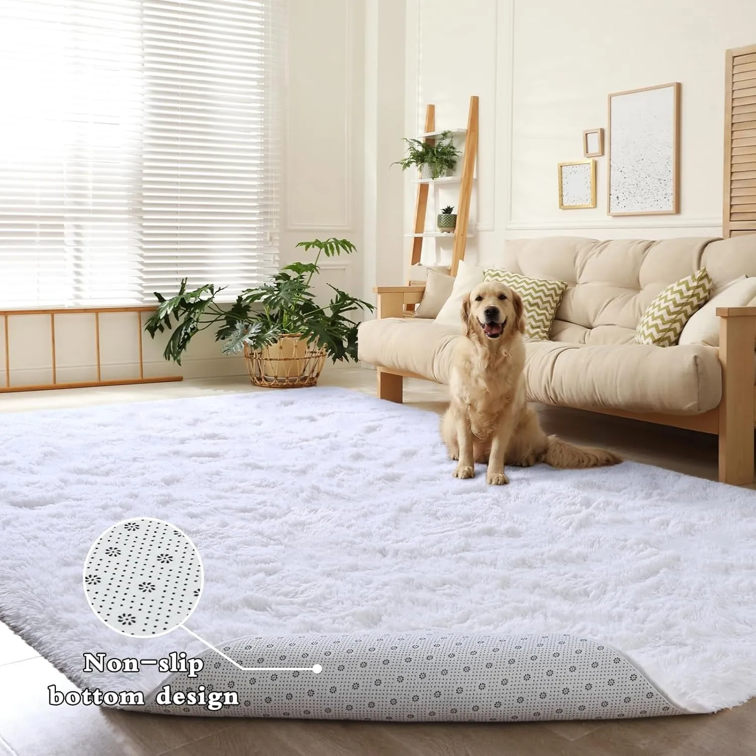Large Size Home Decor Carpet Washable Nursery Area Rug - 8' x 10'