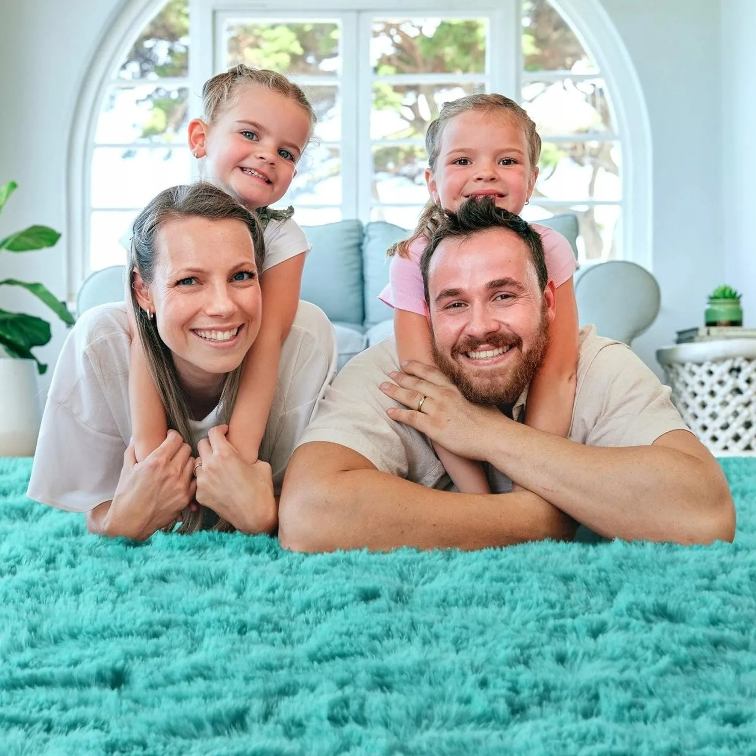 Large Size Home Decor Carpet Washable Nursery Area Rug - 8' x 10'