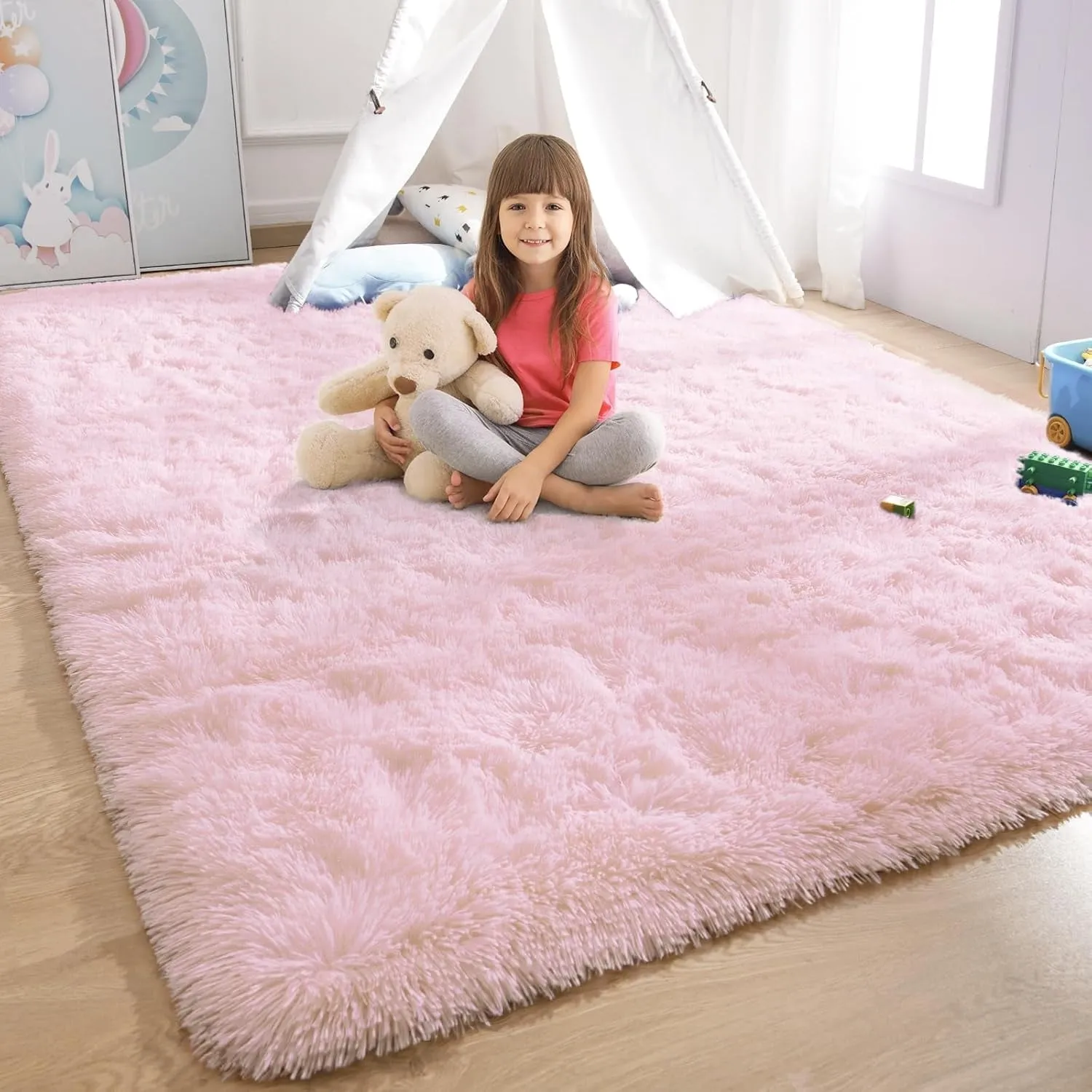 Large Size Home Decor Carpet Washable Nursery Area Rug - 8' x 10'