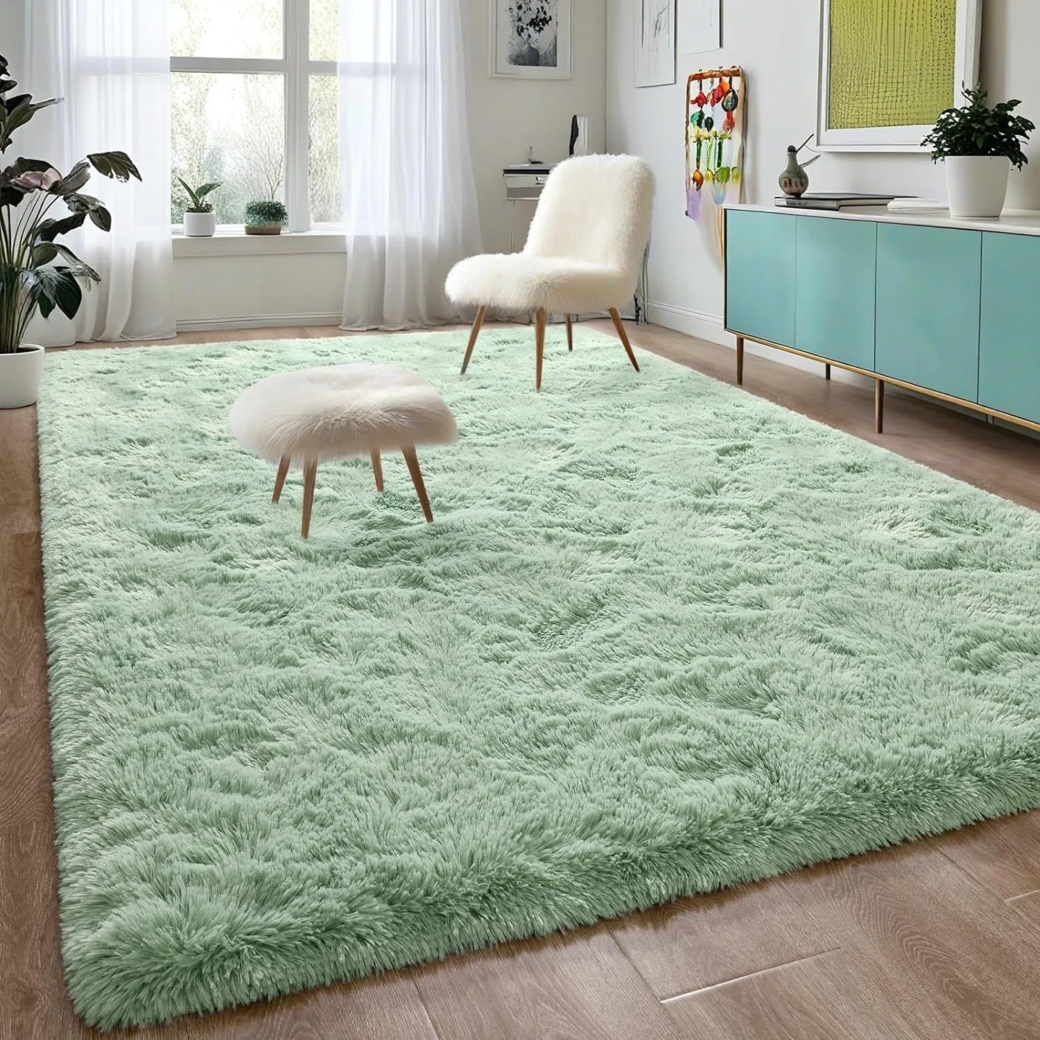 Large Size Home Decor Carpet Washable Nursery Area Rug - 8' x 10'
