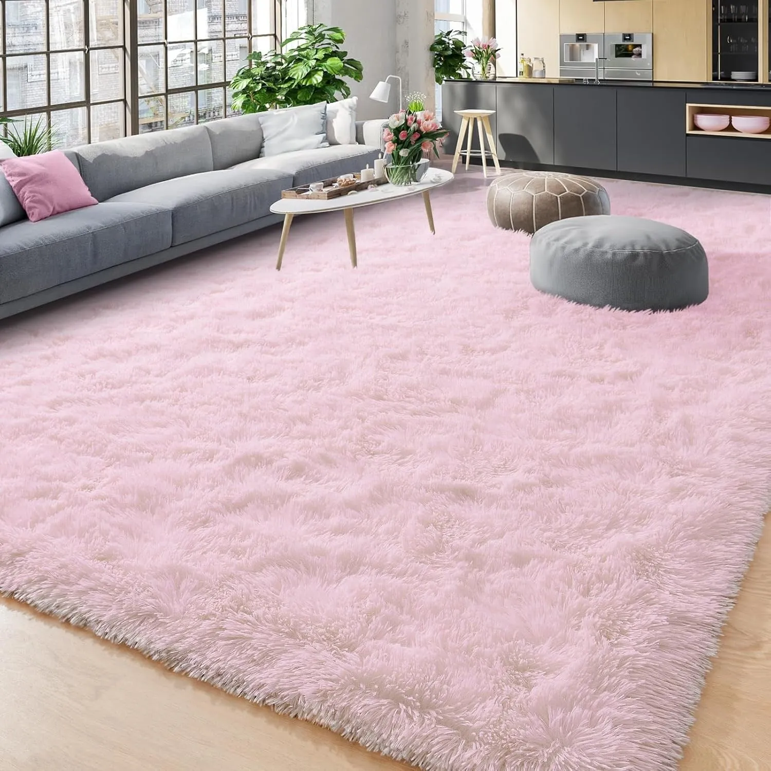 Large Size Home Decor Carpet Washable Nursery Area Rug - 8' x 10'